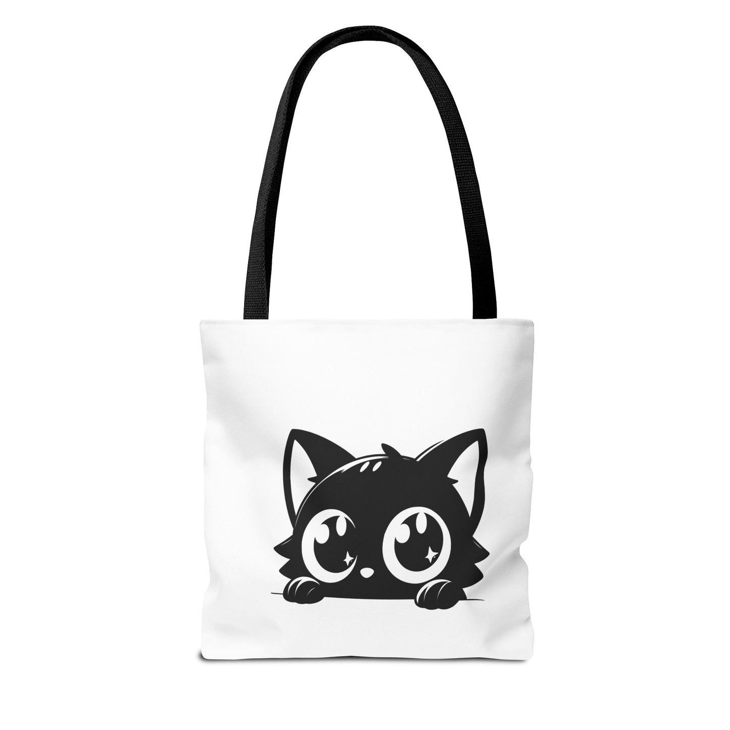 Adorable Cat Face Tote Bag | Cute Kitten Shopping Bag | Gift for Cat Lovers | Everyday Use | Eco-Friendly Accessory