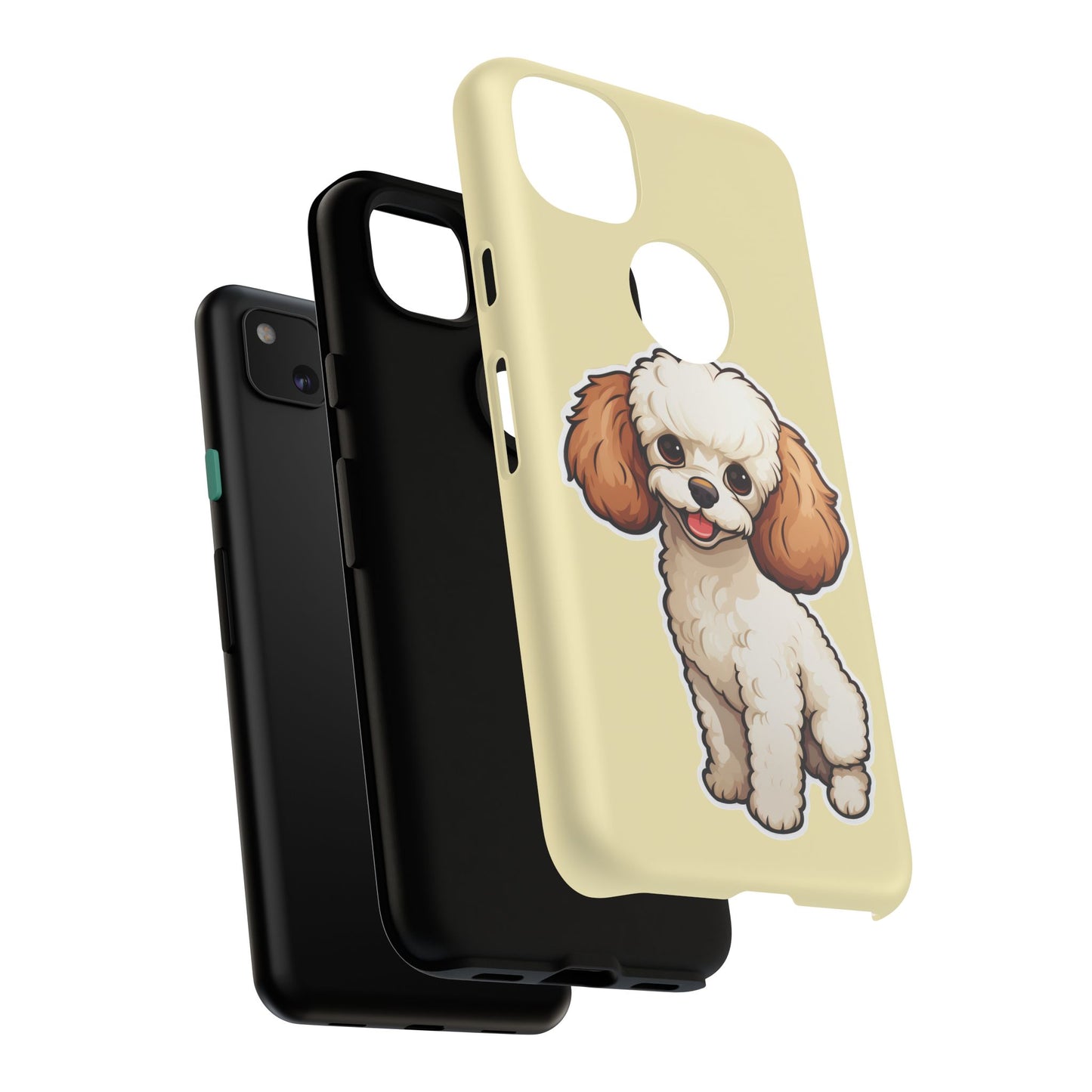 Cute Dog Phone Case, Pet Lover Gift, Custom Phone Cover, Cartoon Dog Case, Durable Phone Accessory
