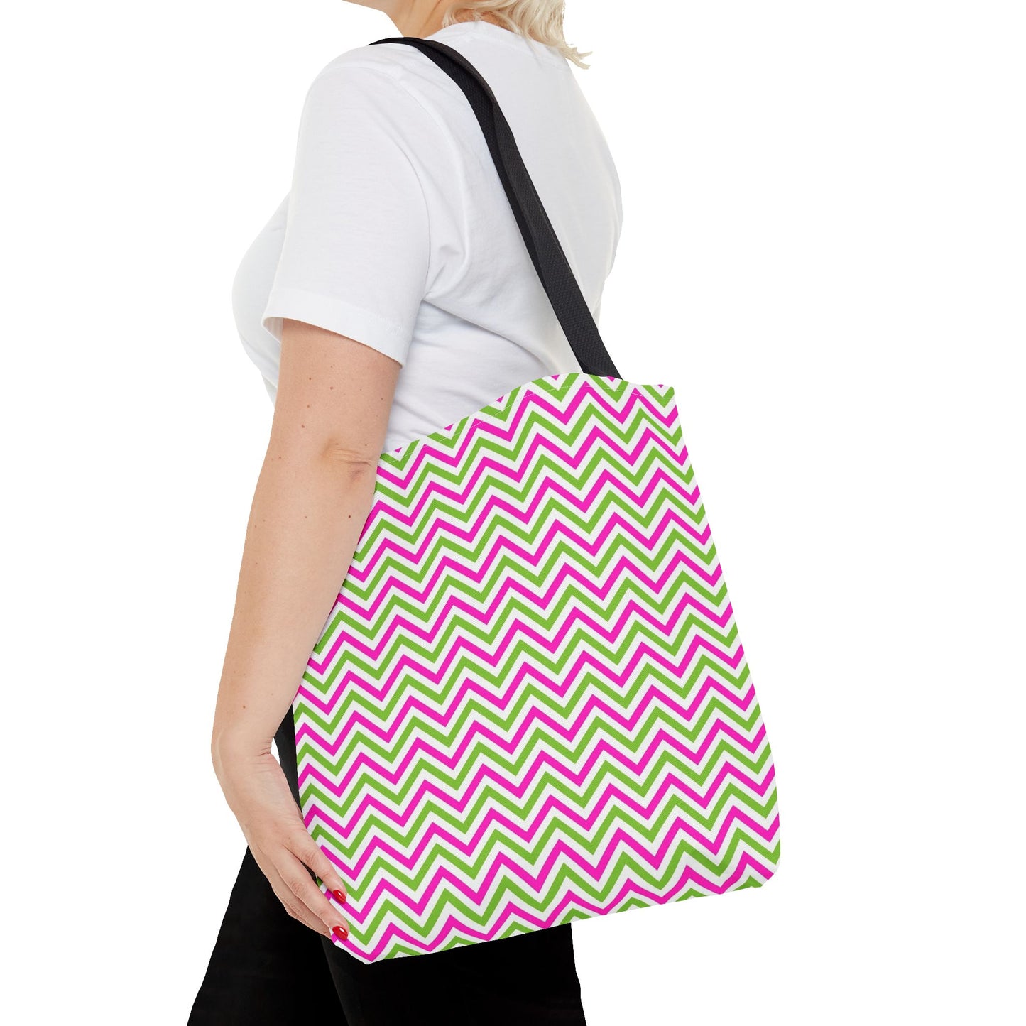 Colorful Chevron patter Tote Bag Stylish Eco-Friendly Shopping Tote