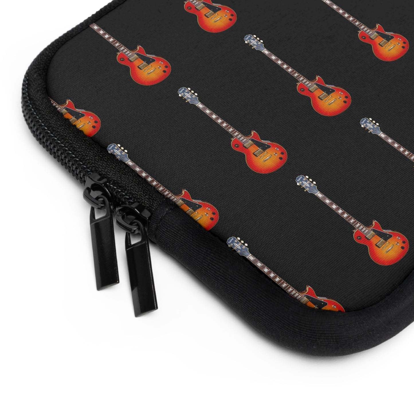 Guitar Pattern Laptop Sleeve | Music Lover Gift, Tech Organizer, Unique Laptop Case, Geek Gift, Rock Music Accessory