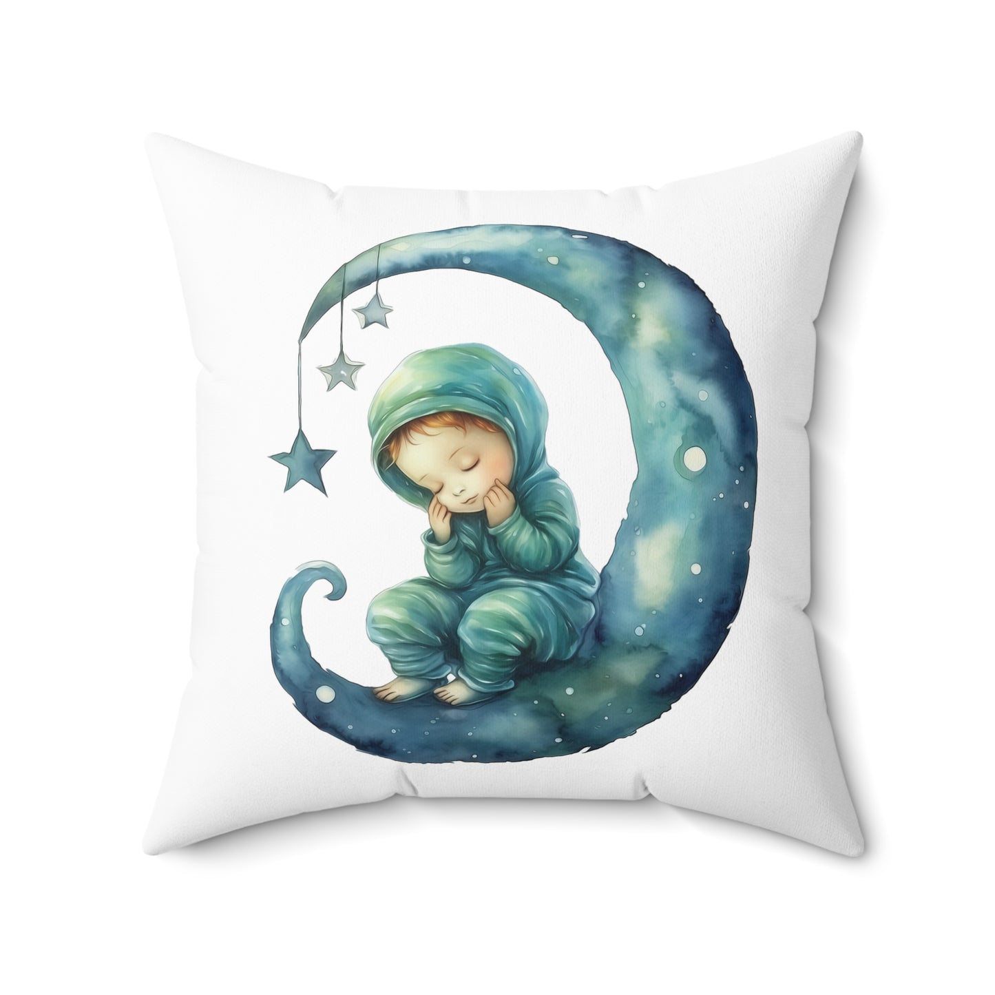 Spun Polyester Square Pillow