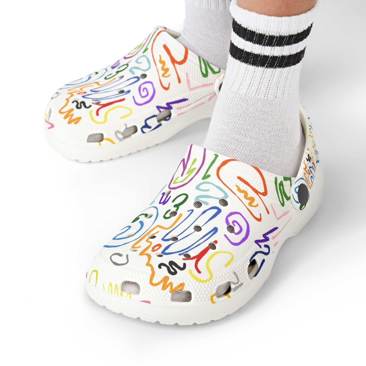 Colorful Kid's EVA Foam Clogs - Fun & Funky Summer Shoes, Playful Footwear, Outdoor Sandals, Kids' Slip-Ons, Festival Gear