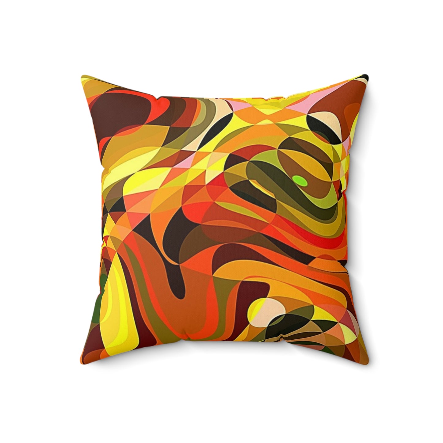 Bohemian Abstract Pillow, Decorative Throw Cushion for Home Decor, Modern Cozy Accent for Living Room, Gift