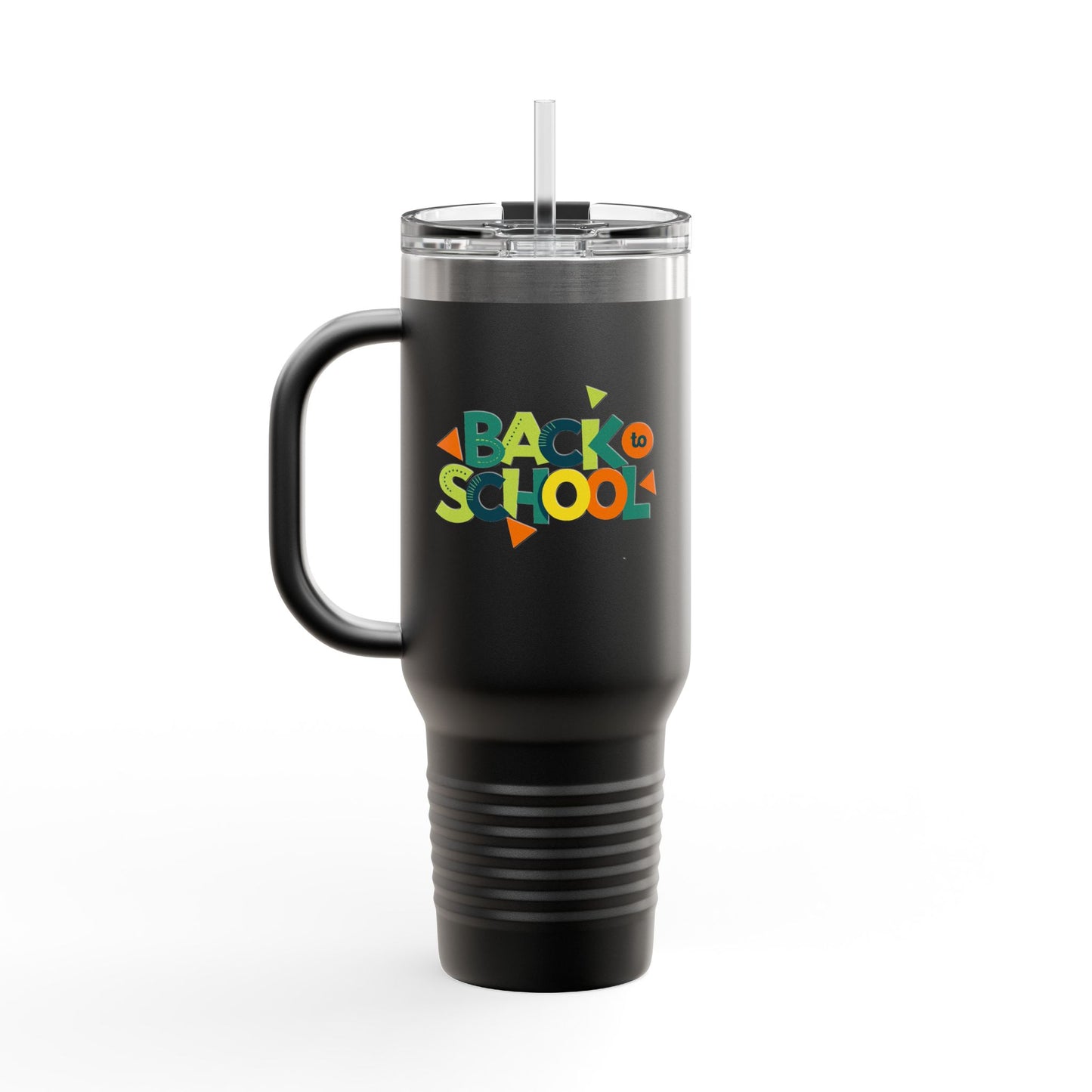 Back to School Insulated Travel Mug | 40oz for Students, Teachers, Perfect Gift, Graduation, Eco-Friendly