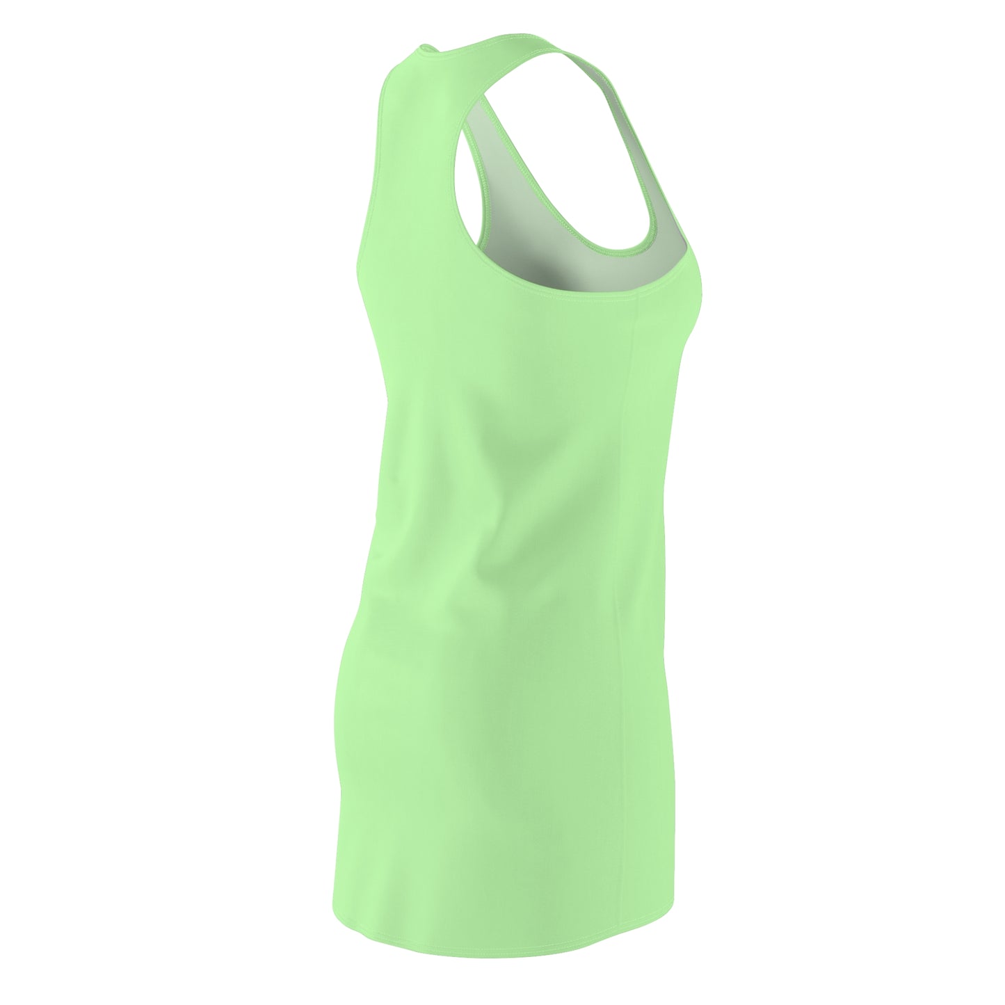 Women's Fun & Flirty Racerback Dress, Cute Summer Attire, Perfect for Parties, Vivid Color, Unique Gift Idea, Celebratory Wear