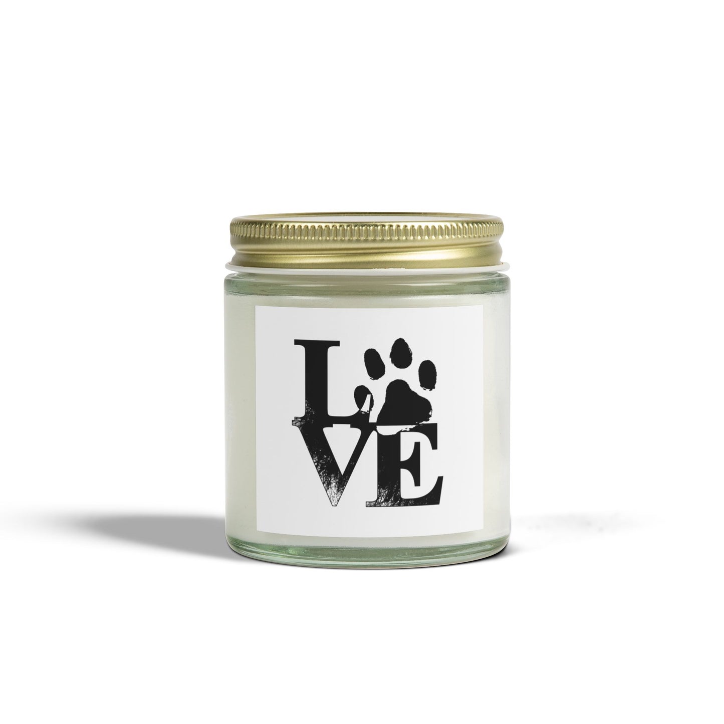 Pet Love Scented Candles - Coconut Apricot Wax for Dog Lovers, Gift for Pet Owners, Home Decor, Cozy Atmosphere, Valentine's Day