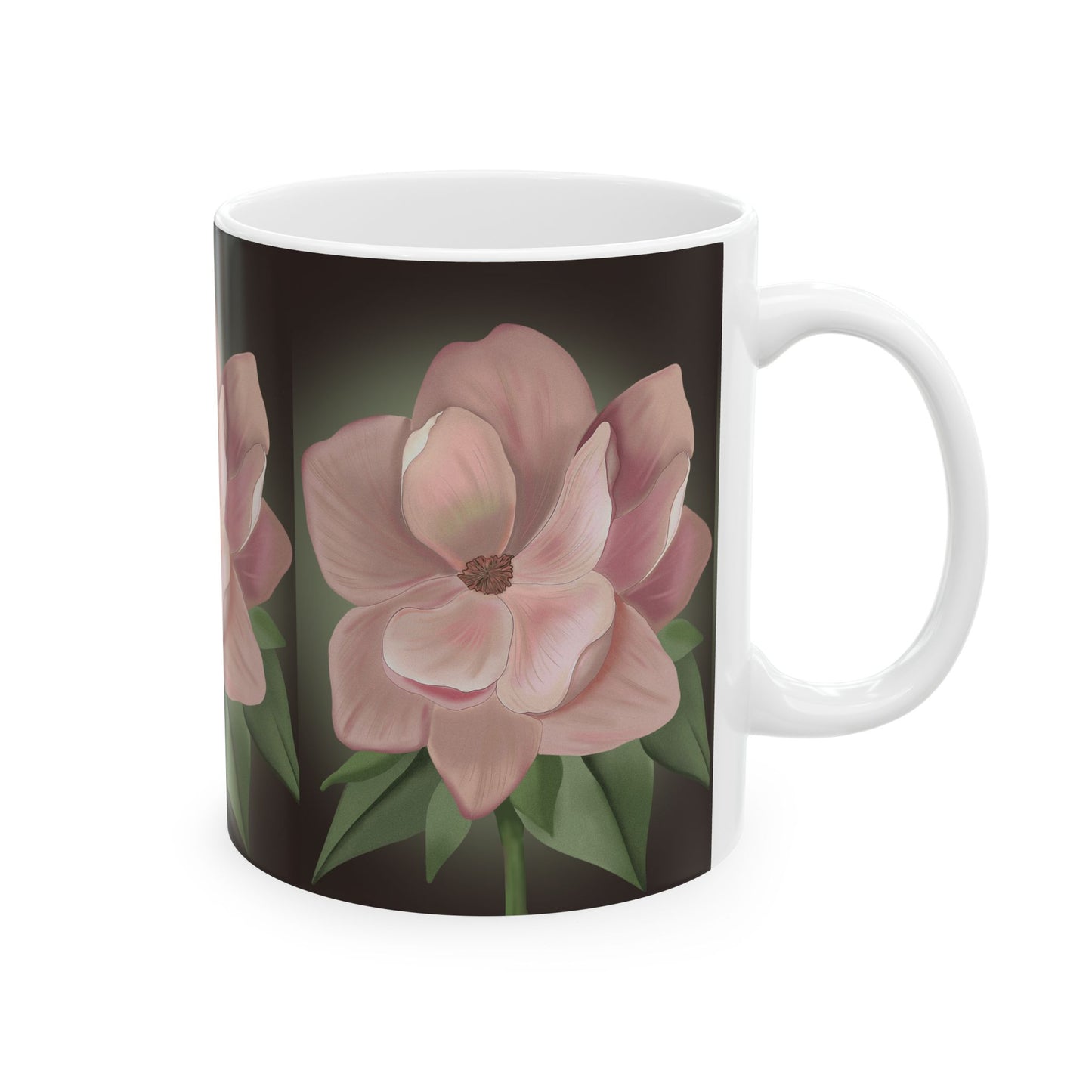 Floral Ceramic Mug - Aesthetic Coffee Cup, Flower Mug, Gift for Her, Botanical Drinkware, Mother's Day Gift, Home Decor