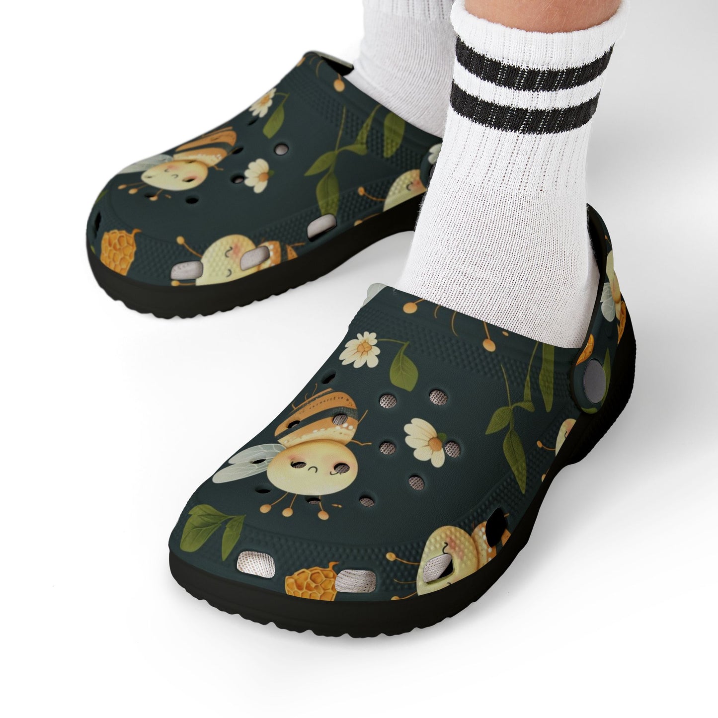 Bee-Themed Kid's EVA Foam Clogs - Perfect for Playtime, Summer, Garden Parties, Kids' Fashion, and Outdoor Adventures