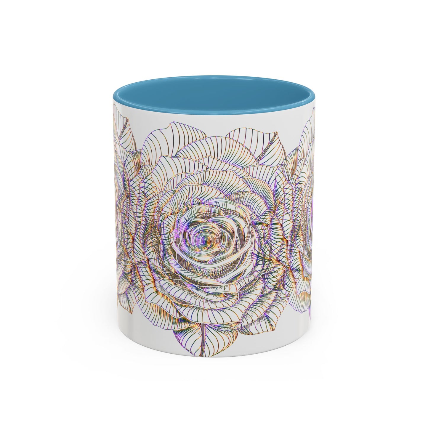 Holographic Floral Coffee Mug - Perfect Gift for Plant Lovers, Home Decor, Tea & Coffee Lovers, Mother's Day, Birthdays