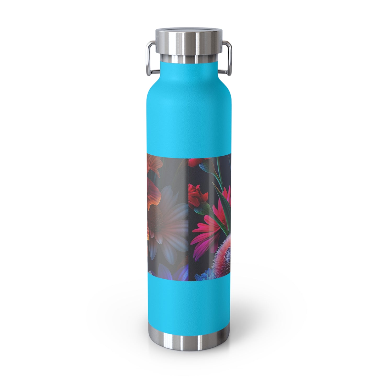 Astrological Copper Insulated Bottle, Cosmic Travel Mug, Horoscope Water Bottle, Starry Flask, Unique Gift for Astrology Lovers
