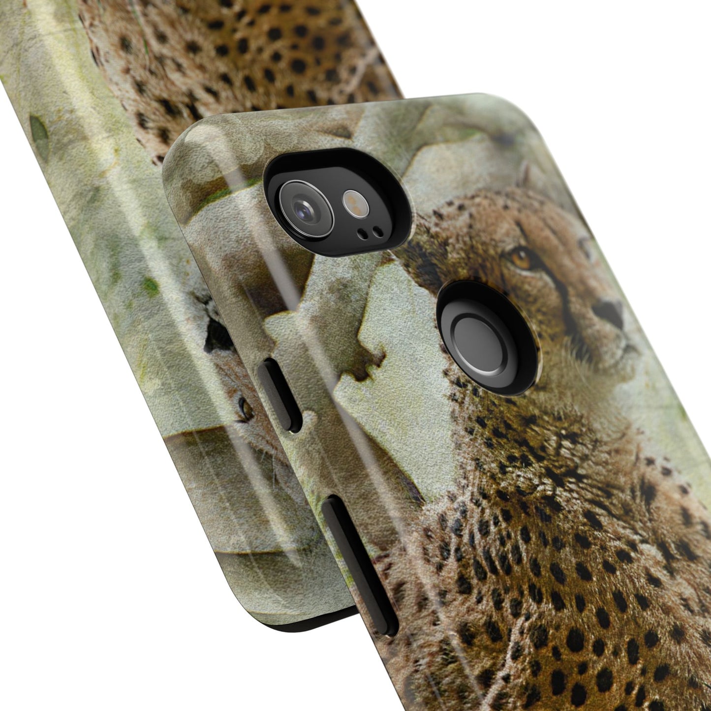 Cheetah Phone Case, Tough Cases, Animal Lover Gift, Wildlife Protection, Eco-Friendly Mobile Cover, Unique Phone Accessory