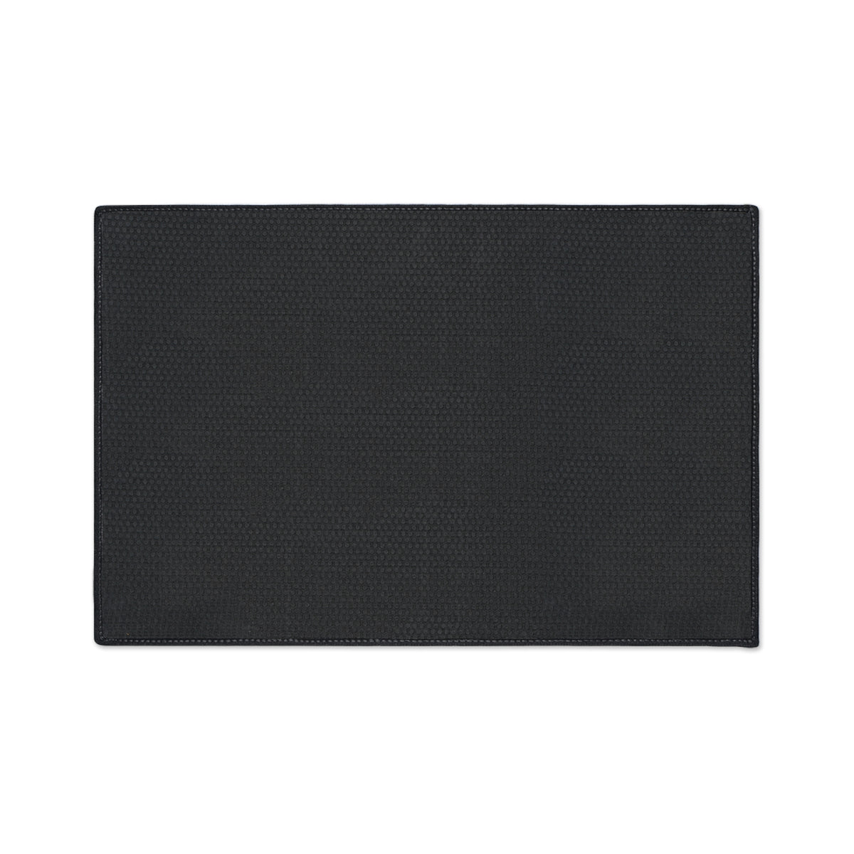 Monogram Heavy-Duty Floor Mat — Green Textured Doormat with Script "A"