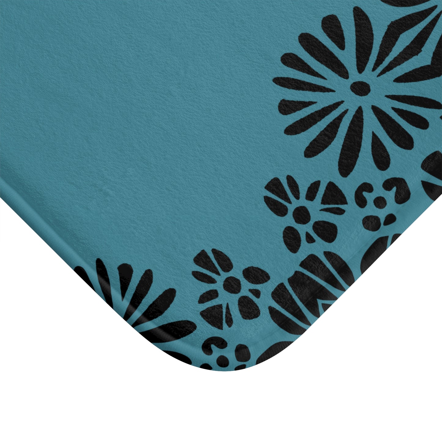 Floral Elegance Bath Mat - Chic Bathroom Decor, Home Spa Essentials, Gift for Her, Modern Design, Cozy Comfort