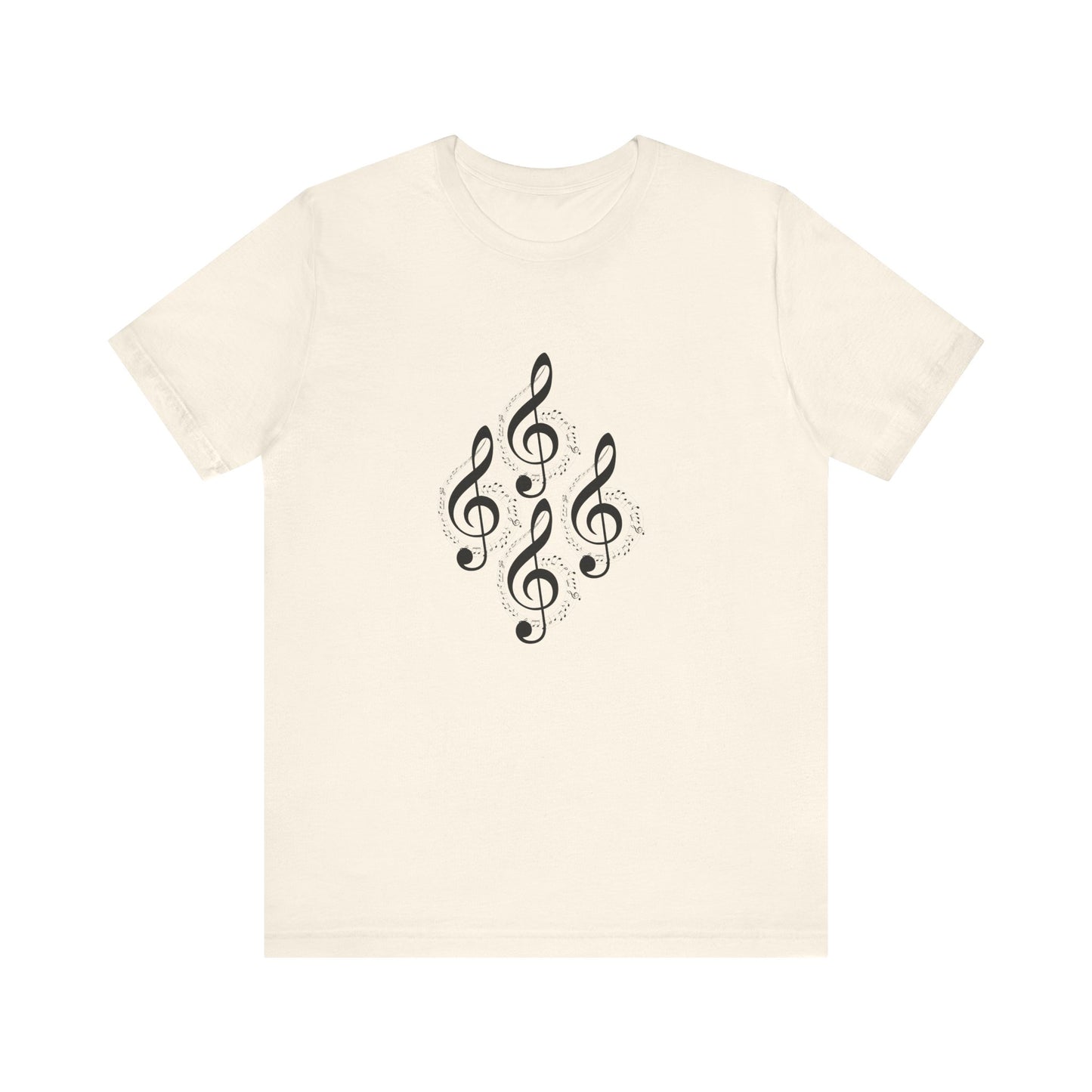 Musical Notes Tee - Perfect for Music Lovers, Casual Wear, Concerts, Festivals, Unique Gift Idea