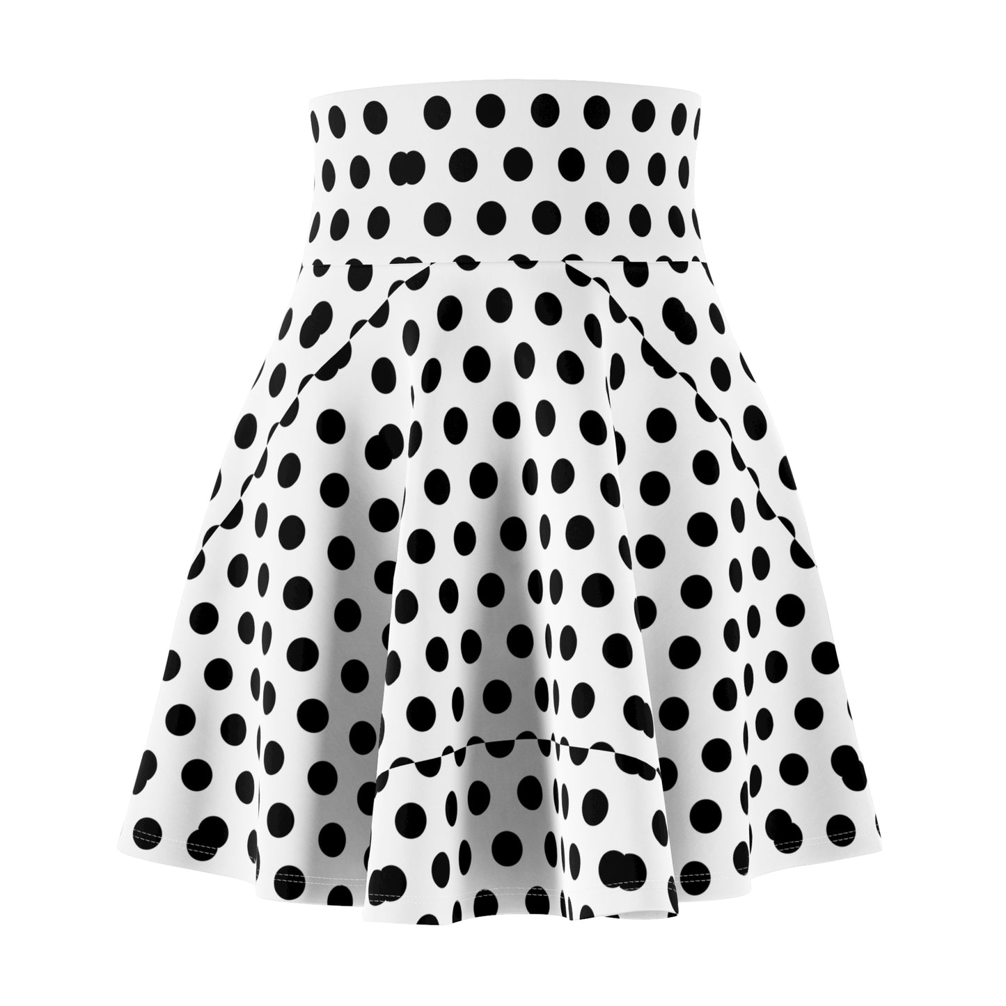 Polka Dot Women's Skater Skirt, Fun Fashion for Parties, Casual Wear, Summer Outfits, Vintage Style Skirt, Unique Gift Idea