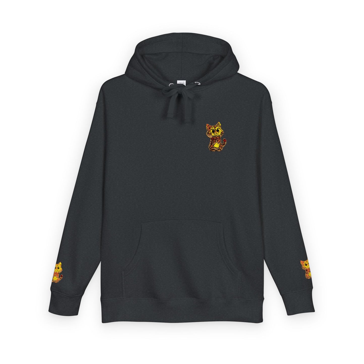 Cozy Fleece Hoodie with Cute Animal Design, Unisex Sweatshirt for Casual Outings, Gifts for Animal Lovers, Perfect for Fall and Winter