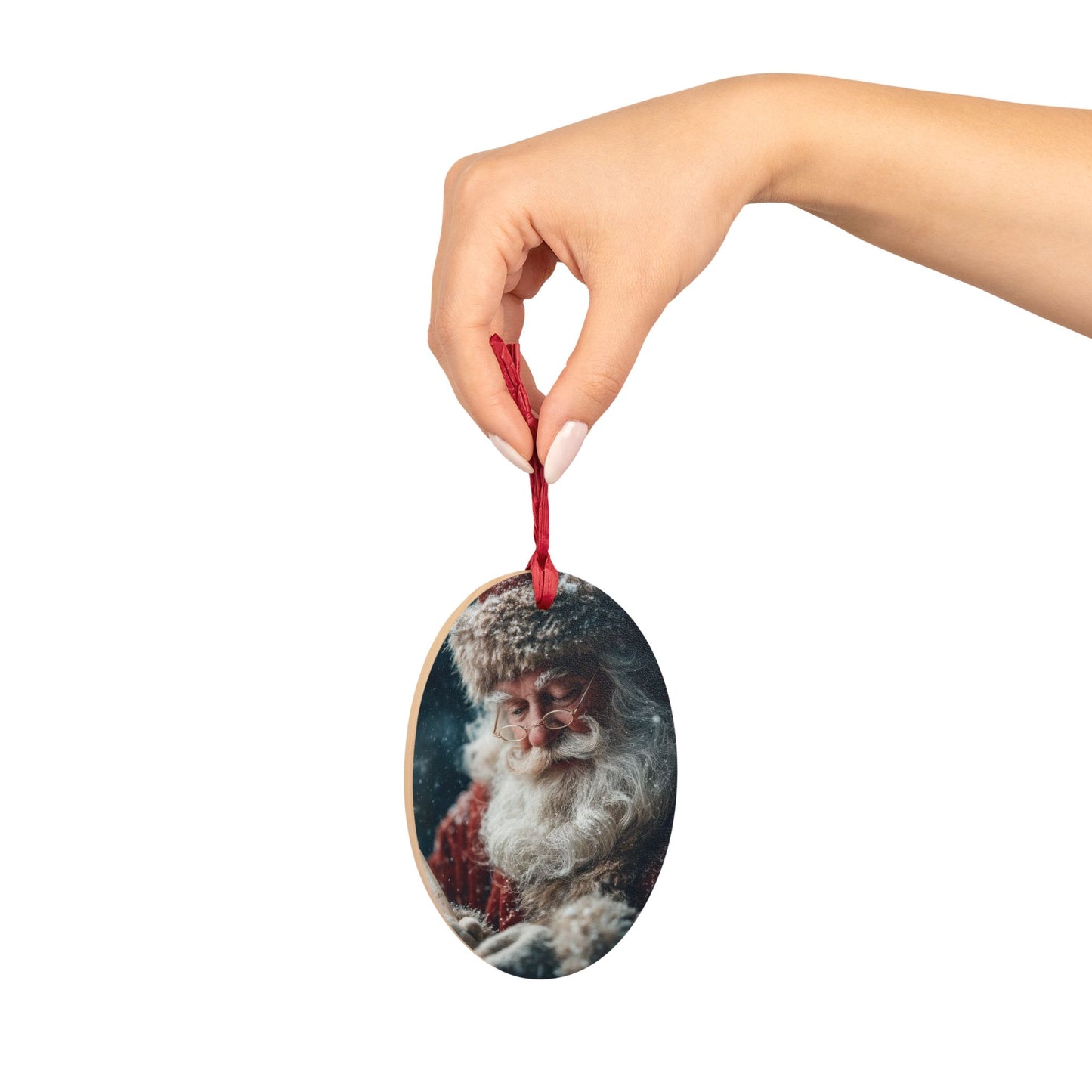 Wooden Ornaments - Santa