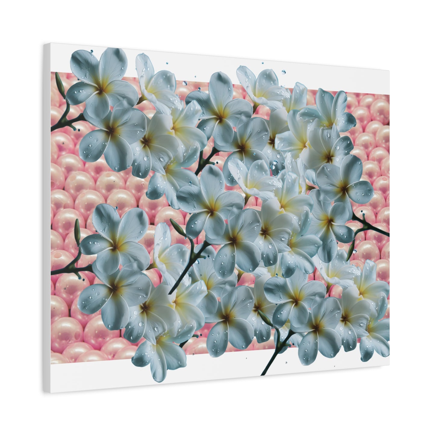 Floral Canvas Art Print - Elegant Home Decor, Botanical Wall Art, Gift for Her, Mother's Day Decoration, Vibrant Flower Artwork