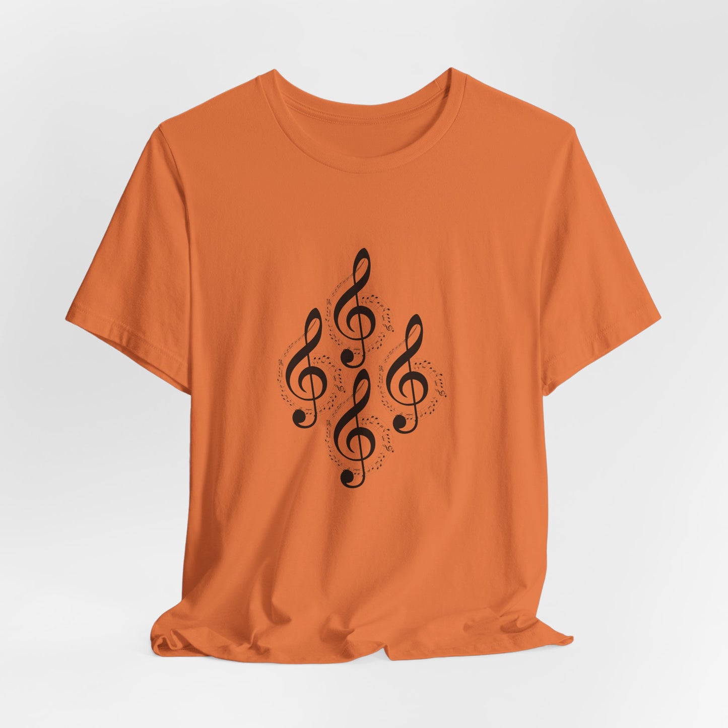 Musical Notes Tee - Perfect for Music Lovers, Casual Wear, Concerts, Festivals, Unique Gift Idea
