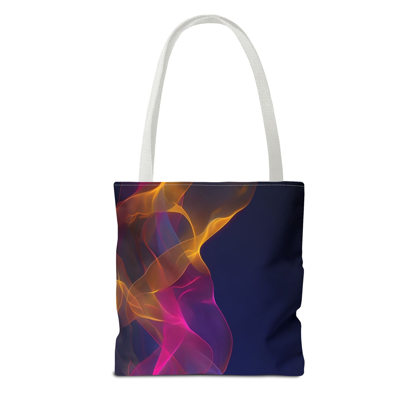 Colorful Abstract Tote Bag, Stylish Shopping Bag, Reusable Groceries Bag
