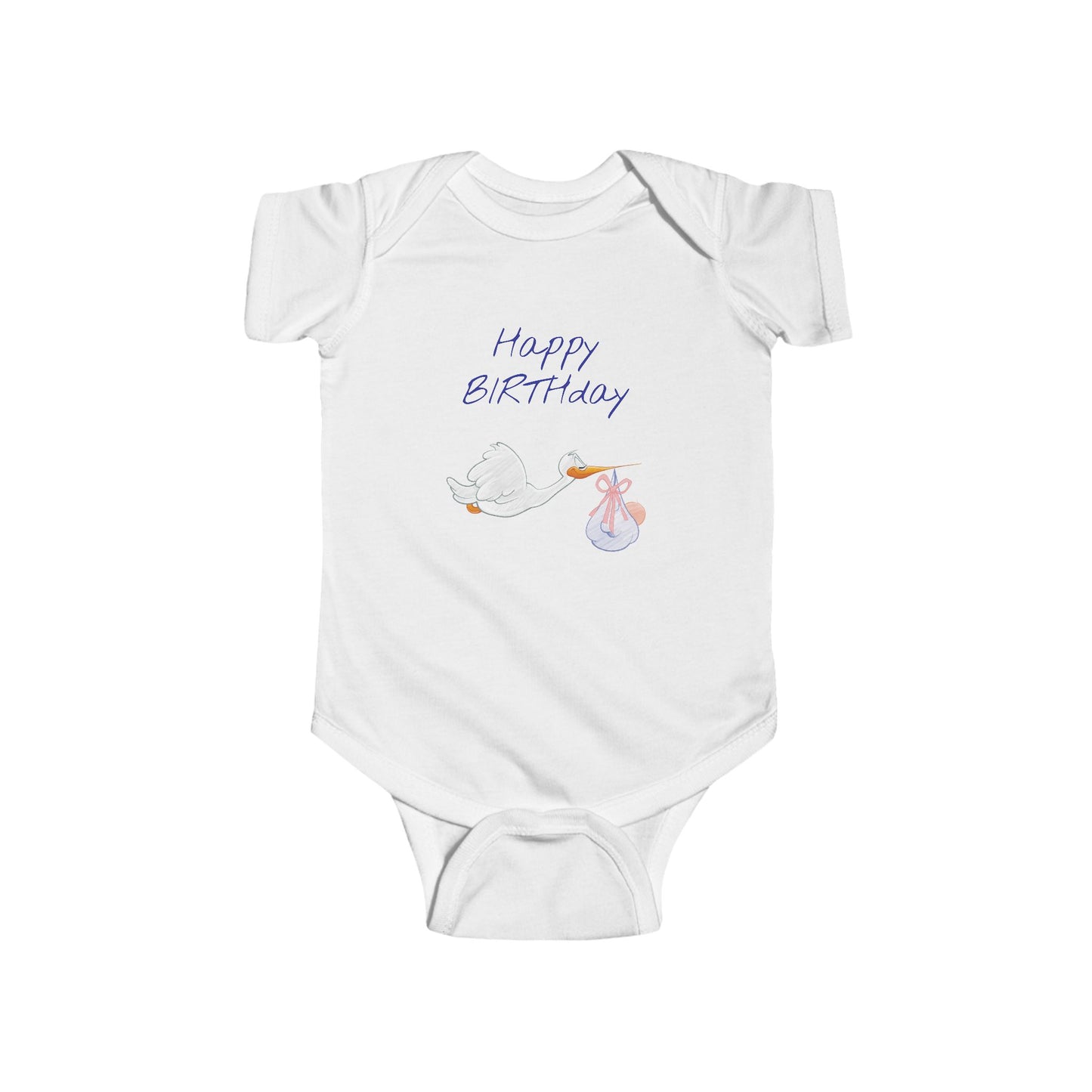 Happy Birthday Infant Bodysuit - Cute Baby Gift, Newborn Outfit, 1st Birthday, Baby Shower, Toddler Apparel