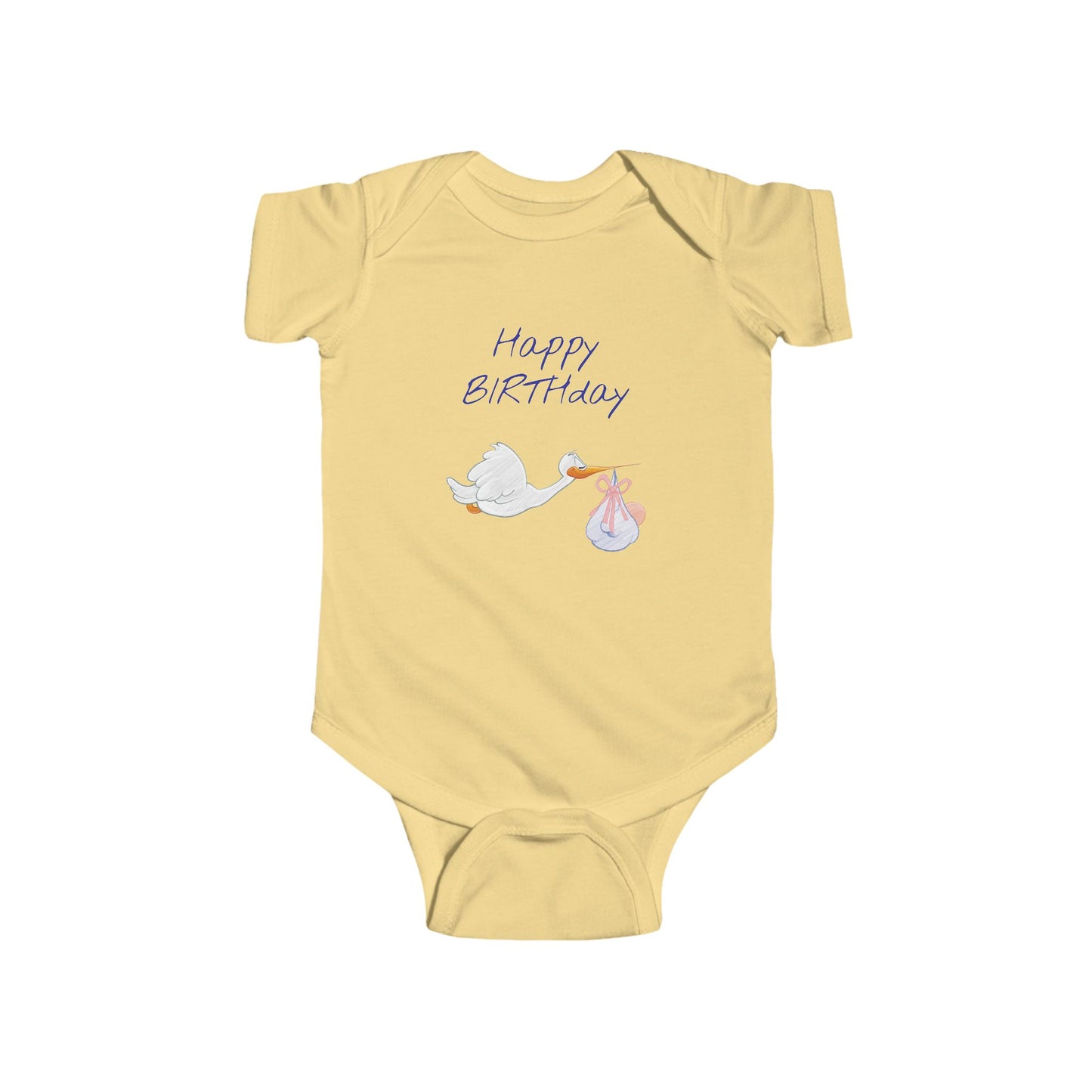 Happy Birthday Infant Bodysuit - Cute Baby Gift, Newborn Outfit, 1st Birthday, Baby Shower, Toddler Apparel