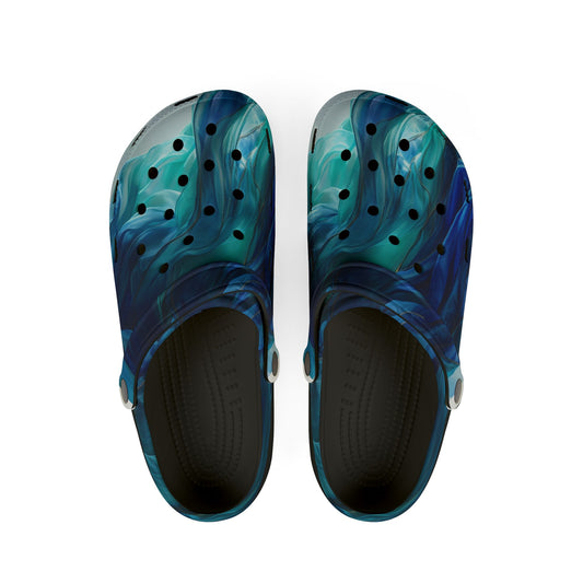 Ocean Wave EVA Foam Clogs — Comfortable Water-Friendly Slip-On Shoes