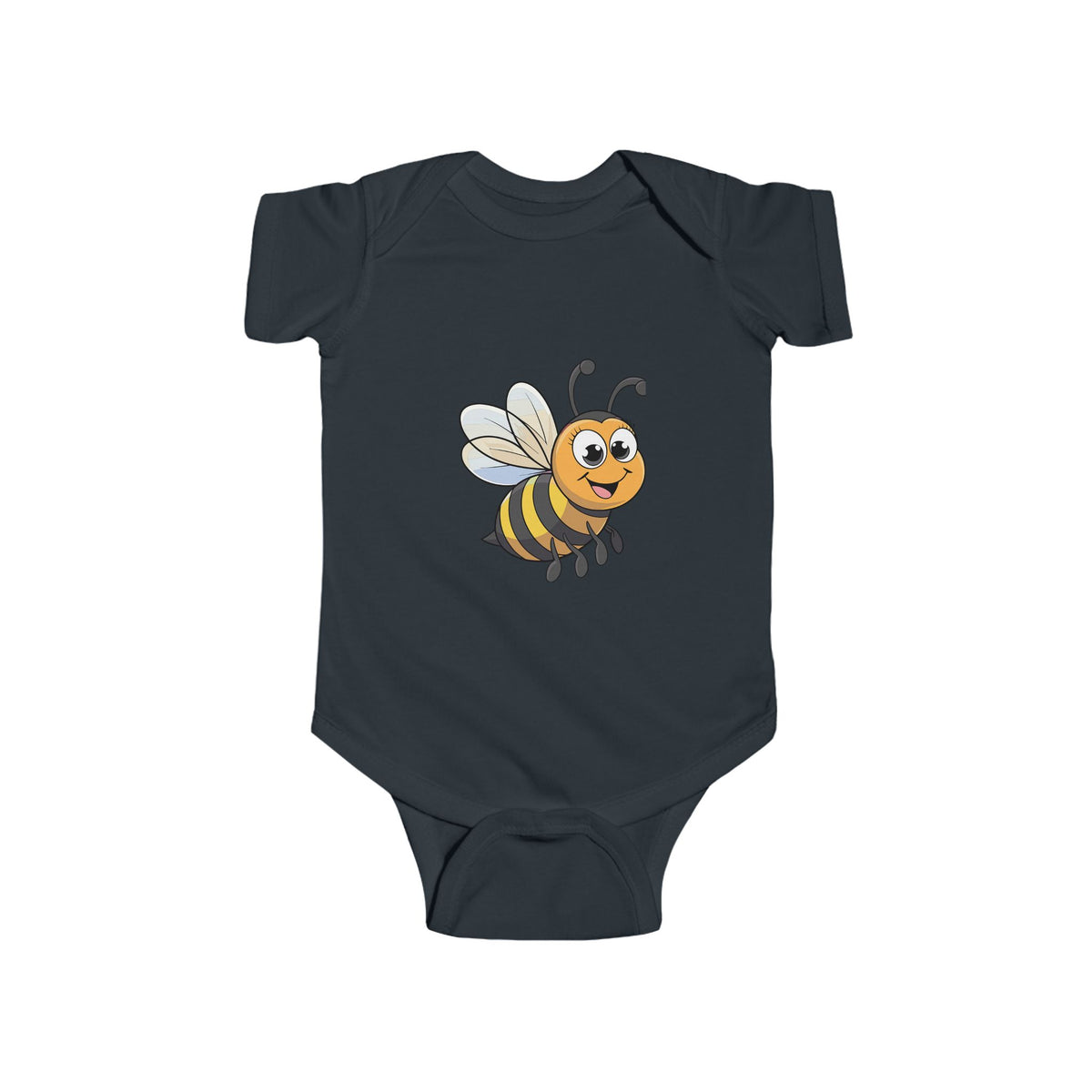 Cute Cartoon Bee Infant Bodysuit, Baby Shower Gift, Newborn Outfit, Toddler Clothes, Cute Gift for Kids