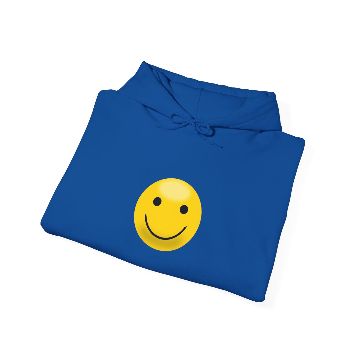 Smiley Face Hooded Sweatshirt, Cozy Unisex Hoodie, Casual Wear, Gift for Friends, Cheerful Apparel, Everyday Comfort Clothing