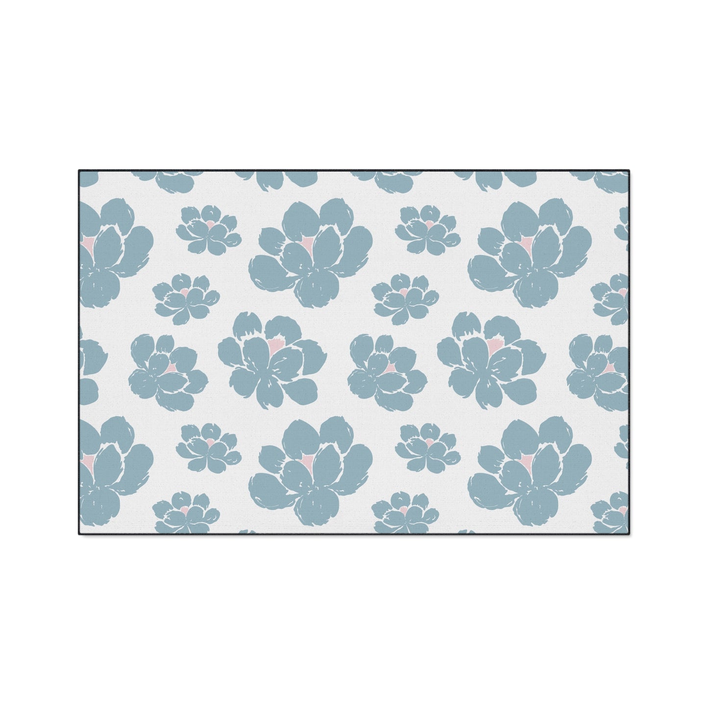 Floral Heavy Duty Floor Mat - Durable Entrance Rug, Non-Slip, Home Decor, Kitchen Textile, Gifts for Housewarming