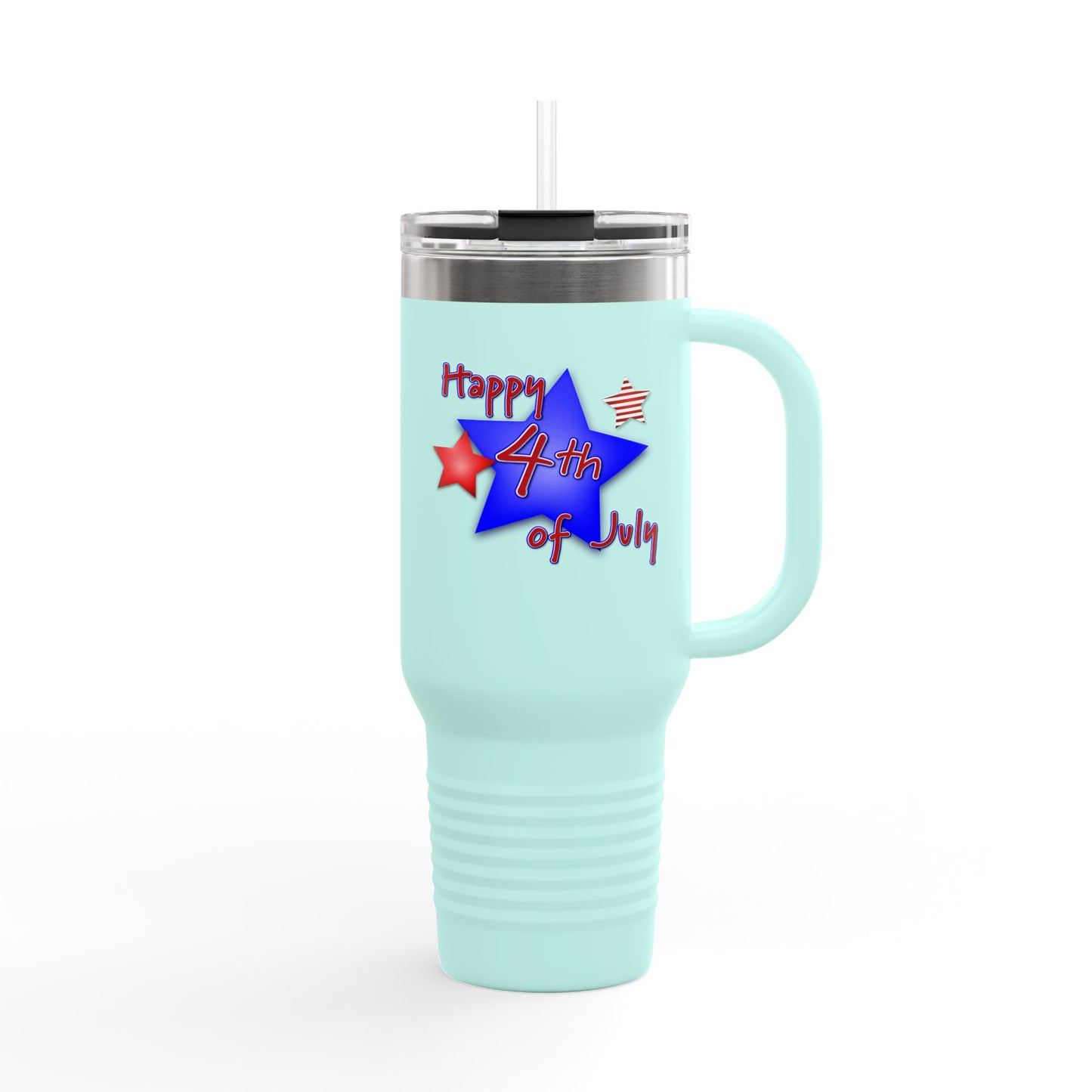 Insulated Travel Mug, 40oz Patriotic