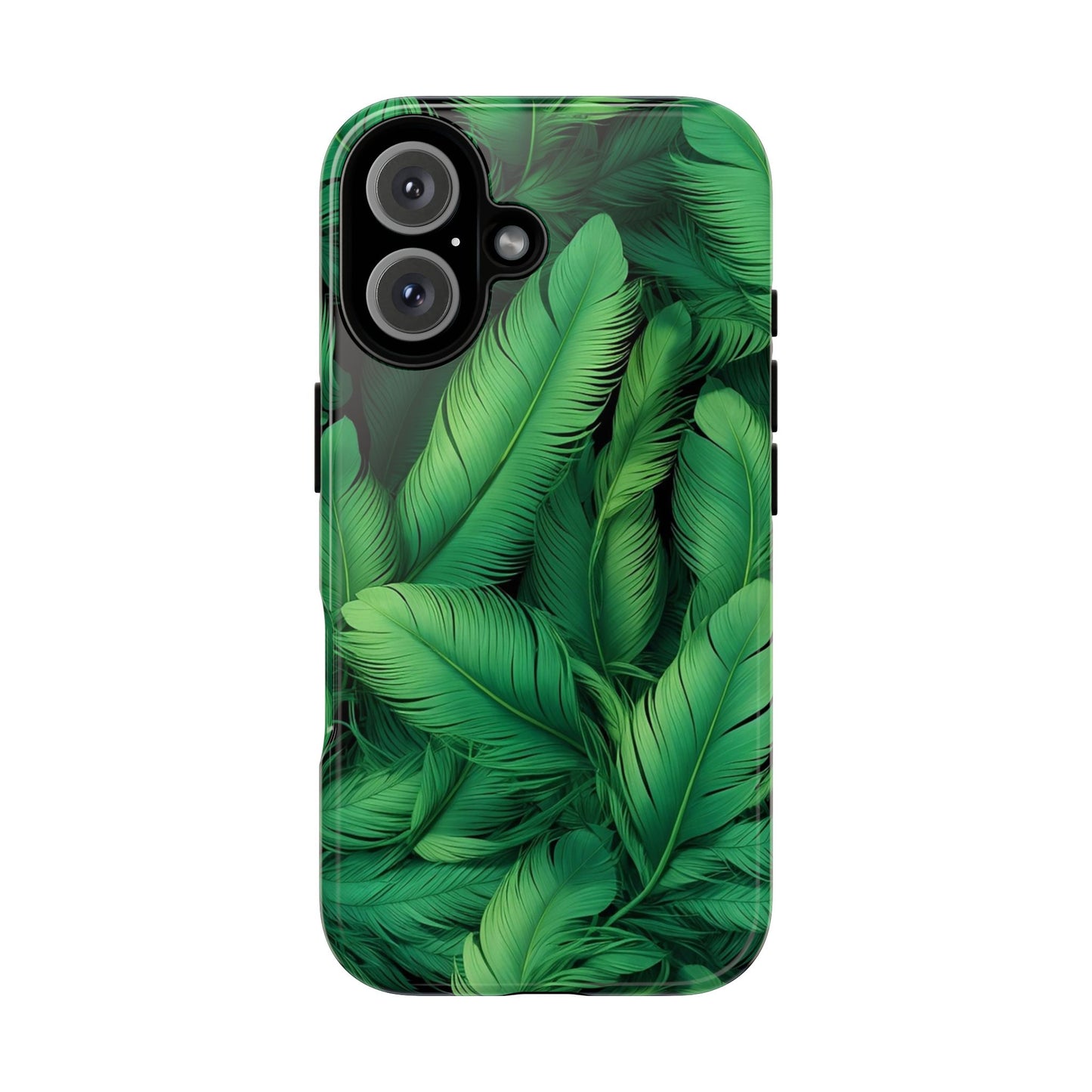 Tough Cases - Tropical Leaf Phone Case, Nature-inspired, Phone Accessory, Gift for Her, Jungle Theme, Eco-Friendly