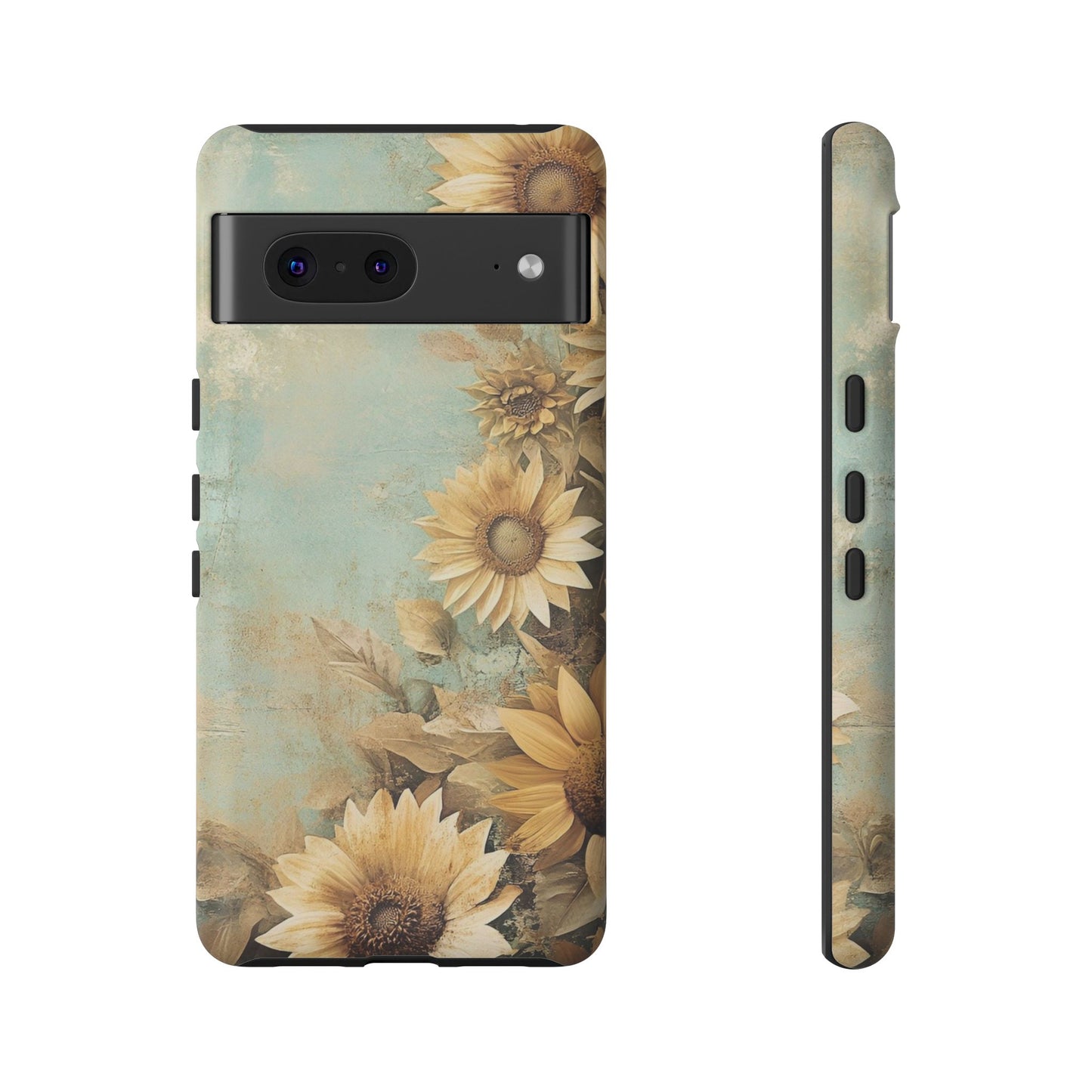 Sunflower Phone Case, Tough Shell Floral Cover, Nature Inspired Gift, Durable Protective Case, Perfect for Spring and Summer