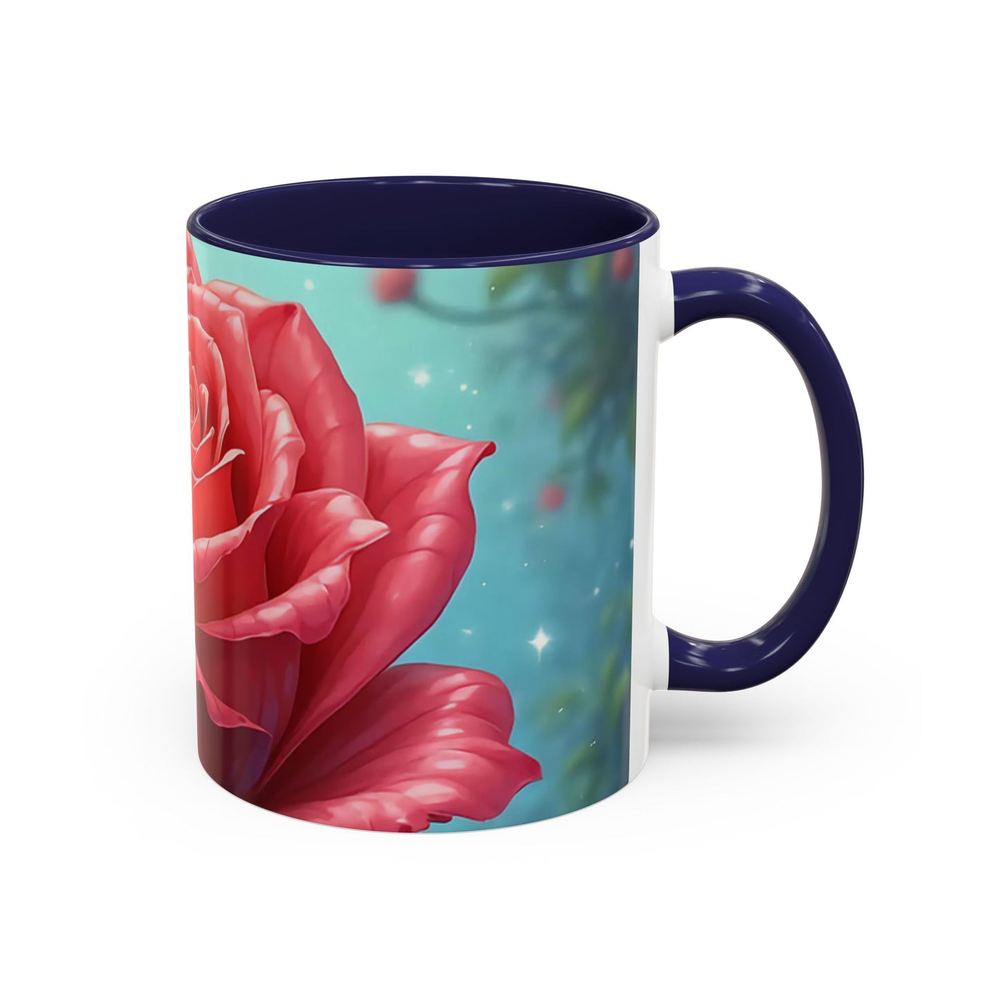 Elegant Rose Coffee Mug for Floral Lovers, Perfect Gift for Mother’s Day, Birthday, Home Decor, Garden Enthusiasts, Art Collectors