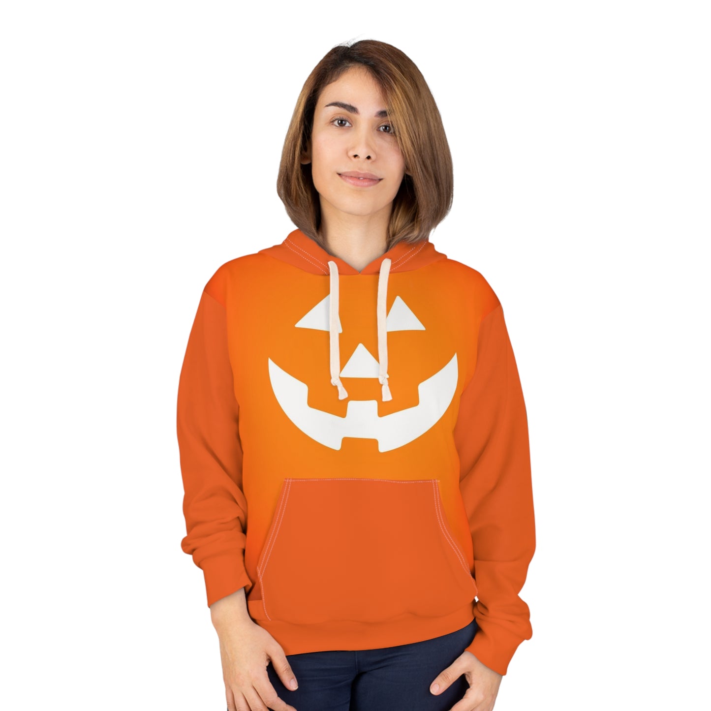 Halloween Pumpkin Unisex Pullover Hoodie, Spooky Season Apparel, Fall Fashion, Trick or Treat Hoodie, Gift for Halloween Lover