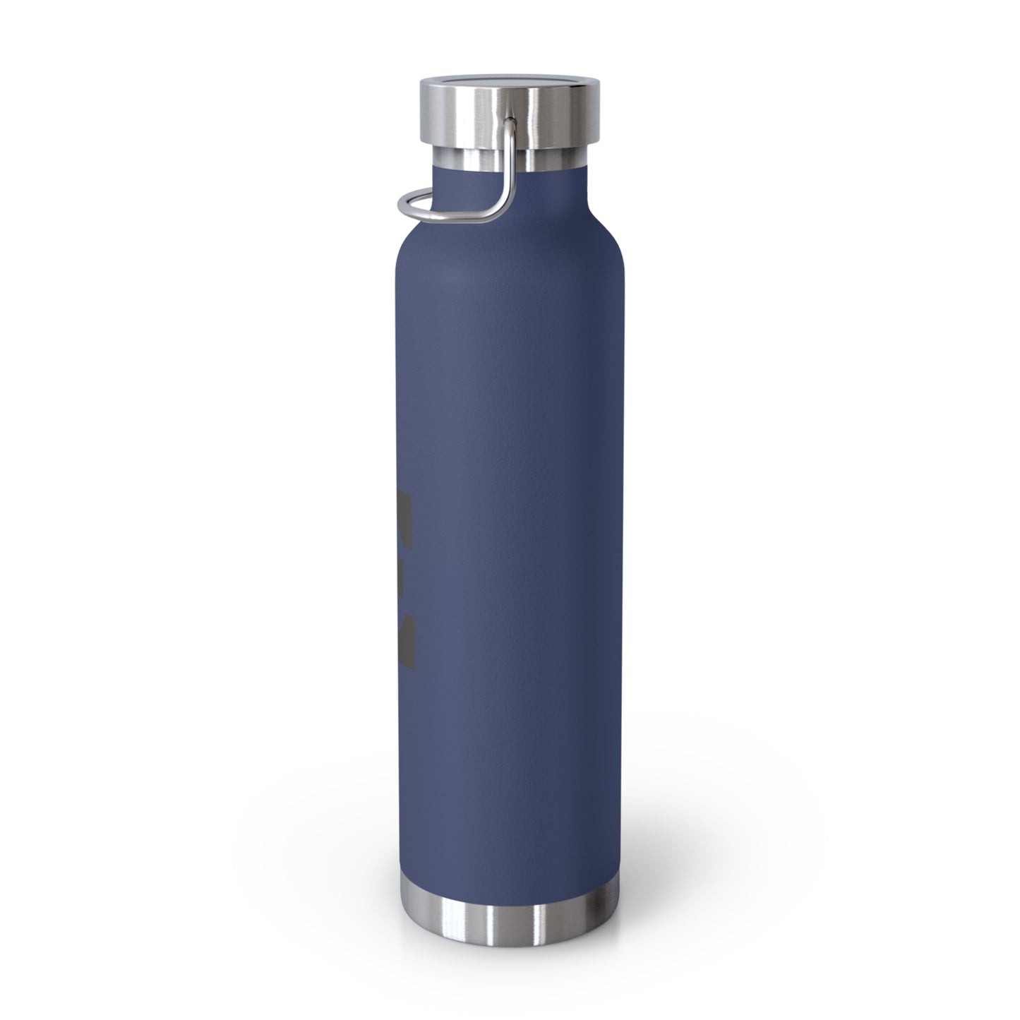 Personalized Copper Insulated Water Bottle, 22oz - "E" Custom Monogram, Travel Mug, Fitness Bottle, Hydration Gift, Eco-Friendly