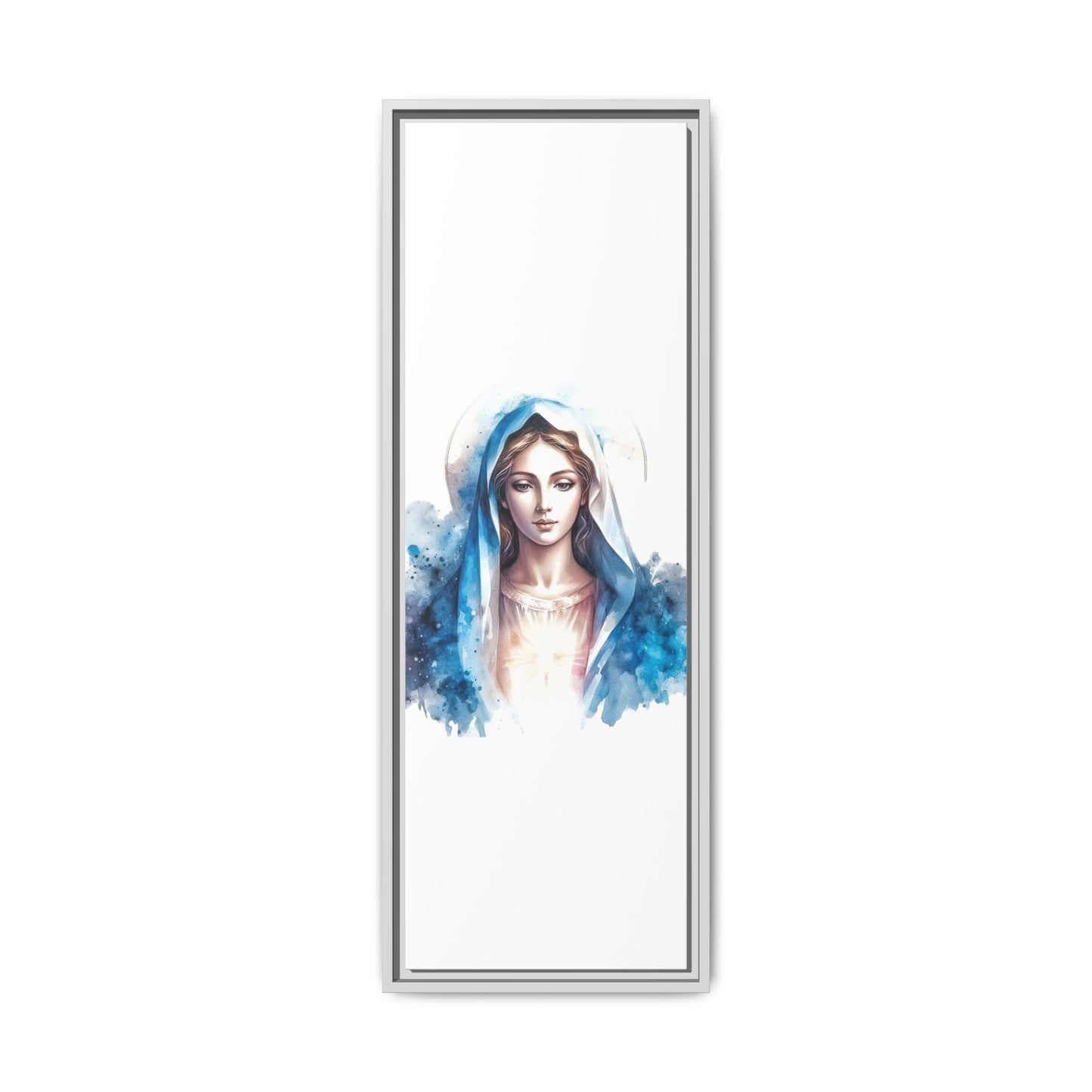 Framed Canvas Art Print, Spiritual Decor, Religious Artwork, Wall Decor, Gift for Faith, Elegant Home Decoration