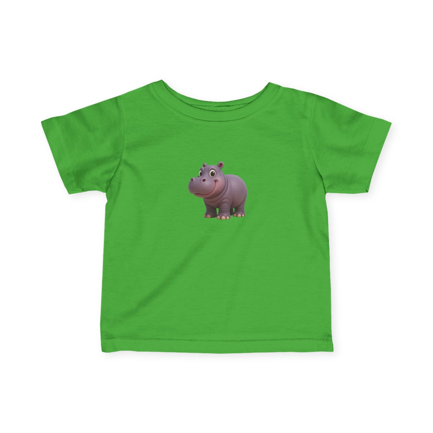 Cute Hippo Infant T-Shirt, Baby Birthday Gift, Toddler Apparel, Animal Lover Tee, Kids Casual Wear