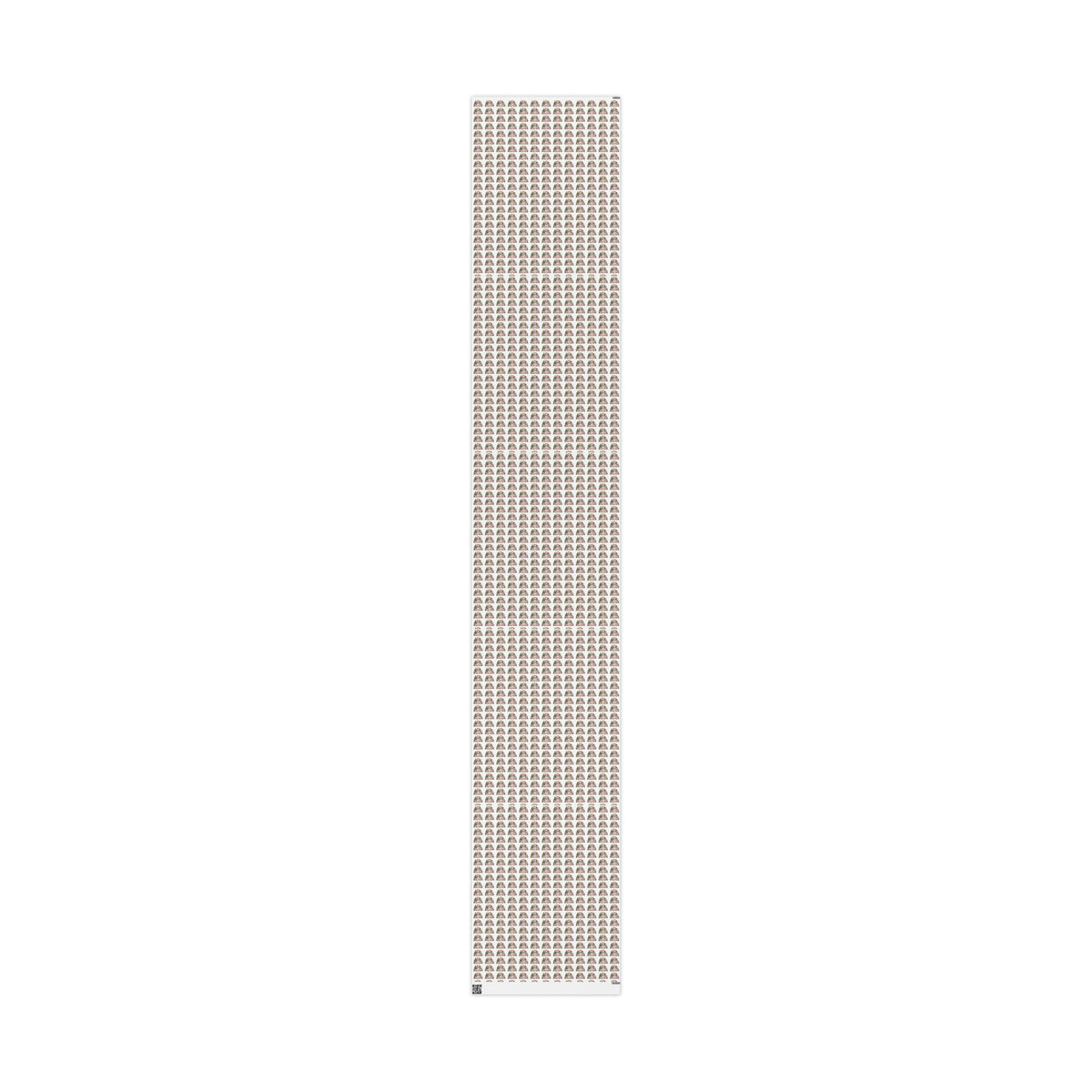 Holiday Santa Emblem Wrapping Paper Roll