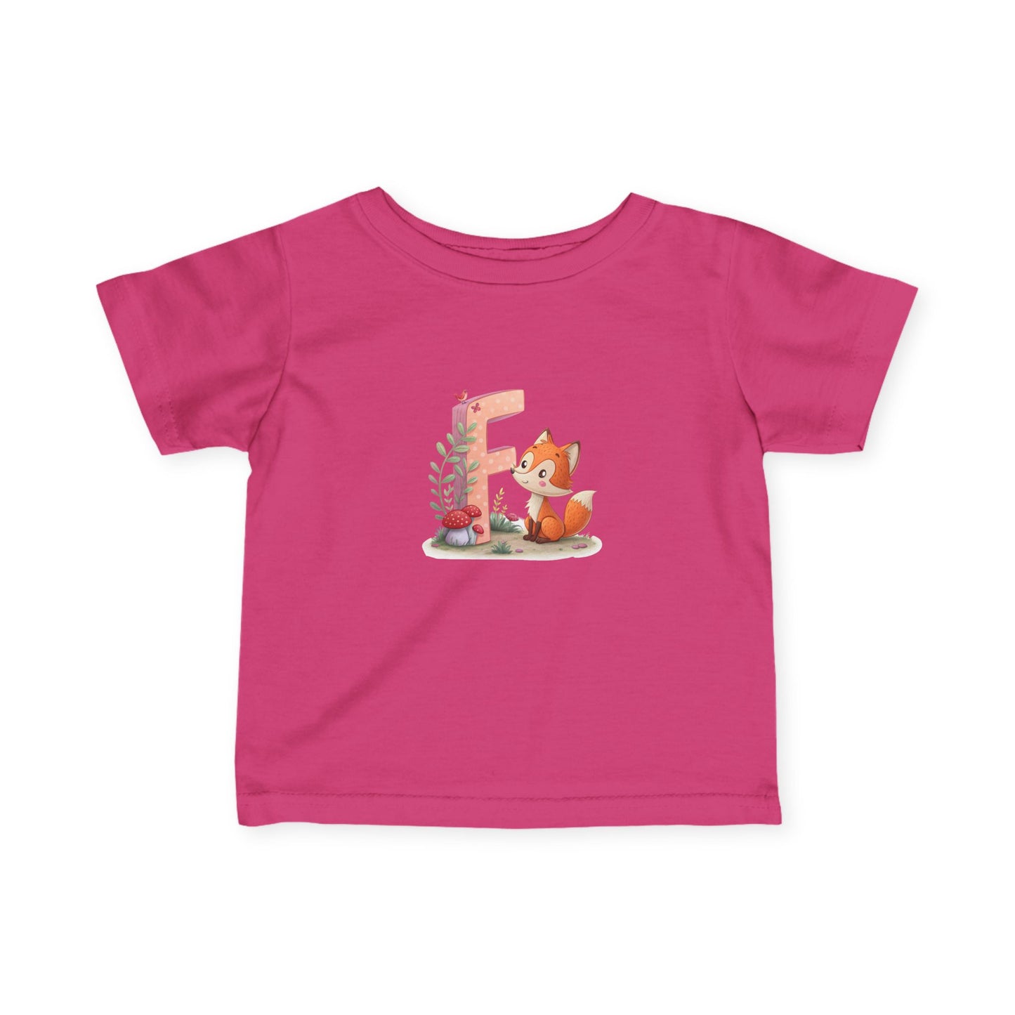 Whimsical Fox Infant Tee, Cute Kids Shirt, Personalized Baby Clothing, Baby Shower Gift, Eco-Friendly Toddler Tee