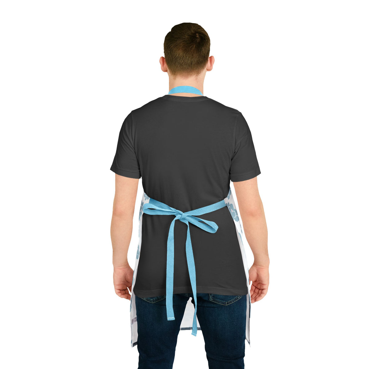 Floral Personalized Apron for Chefs, Custom Kitchen Gift, Cooking Apron, Chef Gift, Elegant Cooking Style, Mother's Day Gift