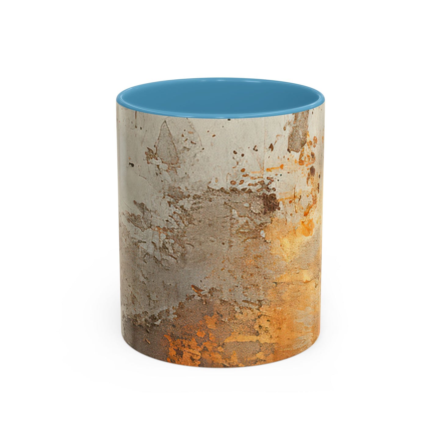 Rustic Accent Coffee Mug, Unique Artistic Mug