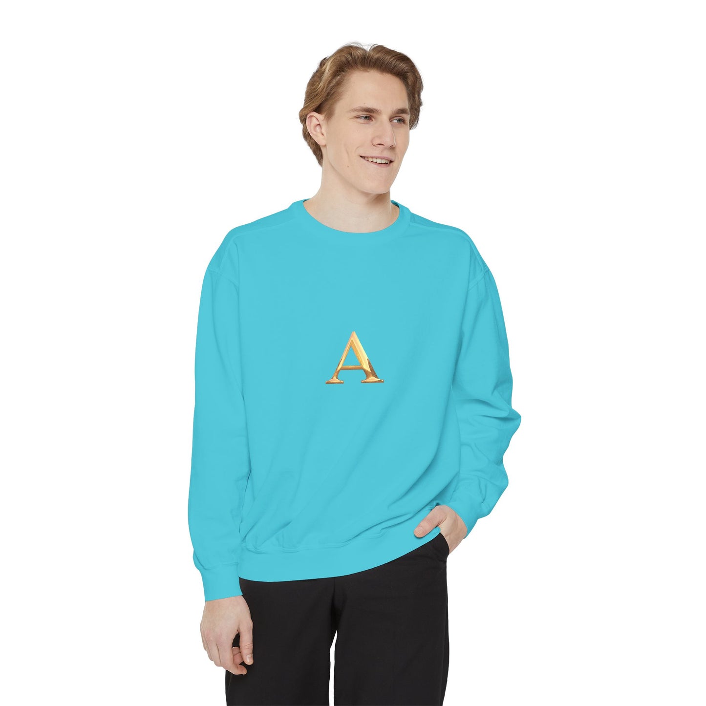 Stylish Monogrammed Sweatshirt, Personalized Gift, Cozy Layering, Casual Wear, Birthday, Holiday Present