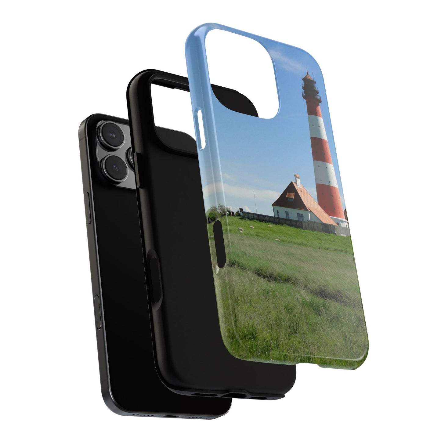 Lighthouse Phone Case - Coastal Vibes, Nautical Gift, Ocean Lover Accessory, Beach Aesthetic, Customizable Design
