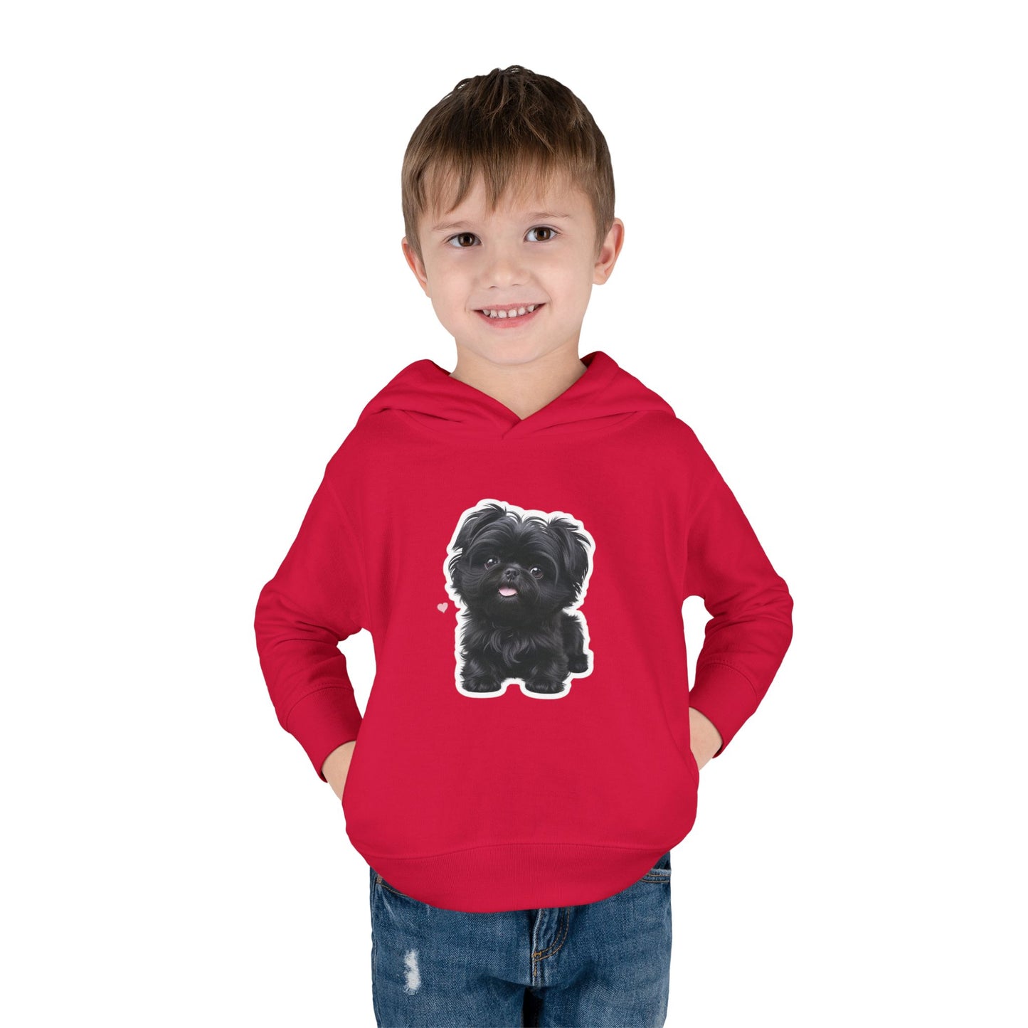 Cute Toddler Hoodie with Adorable Dog Design, Baby Gift, Winter Wear, Kids Sweatshirt, Comfortable Pullover
