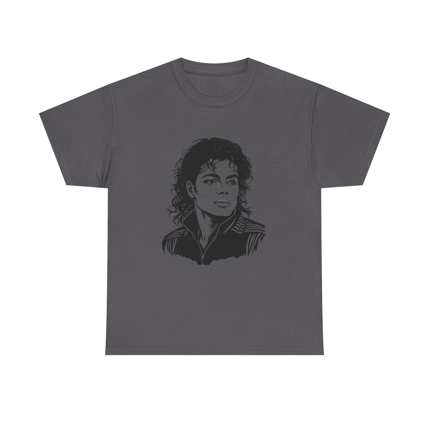 Michael Inspired Unisex Heavy Cotton Tee, Vintage Style Shirt, Retro Graphic Tee, Music Lover Gift, Unisex Casual Wear