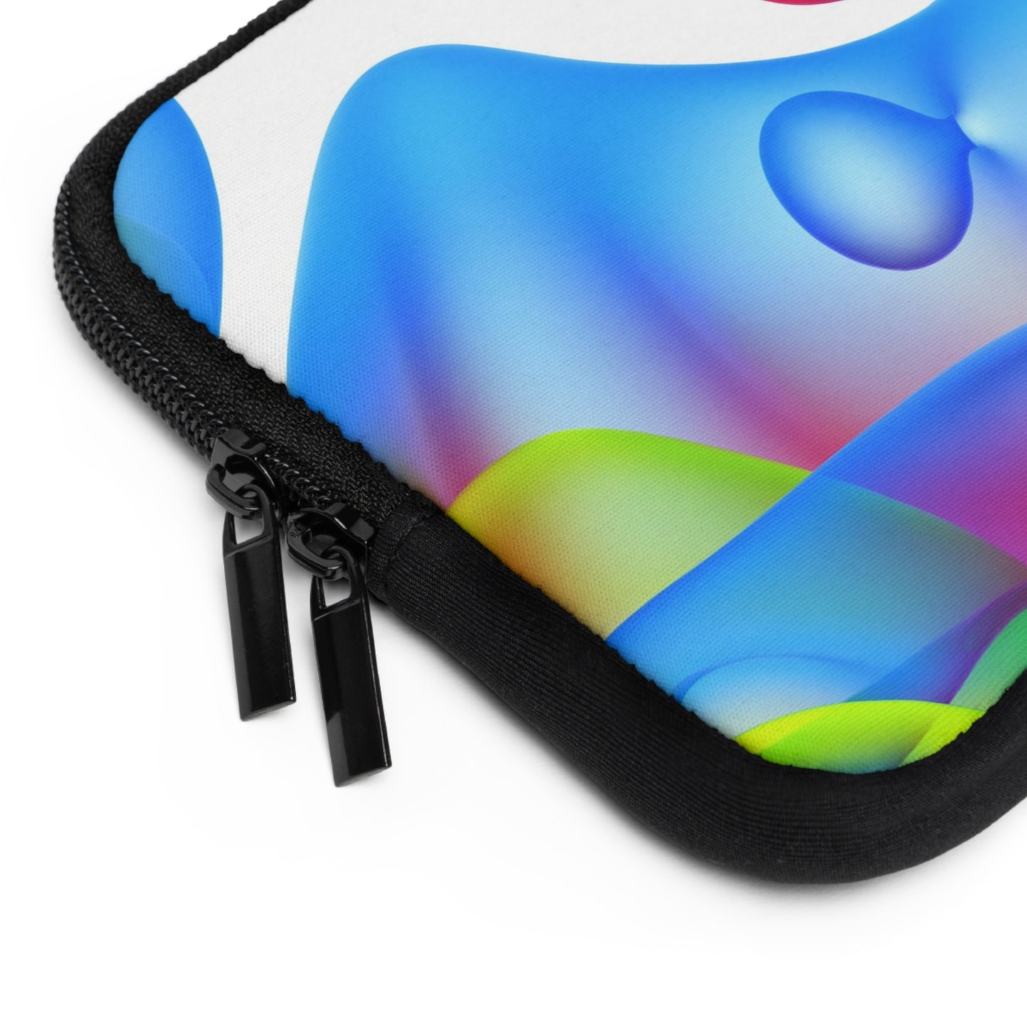 Colorful Abstract Laptop Sleeve, Artistic Tech Accessory, Waterproof Case, Gift for Students, Vibrant Computer Case