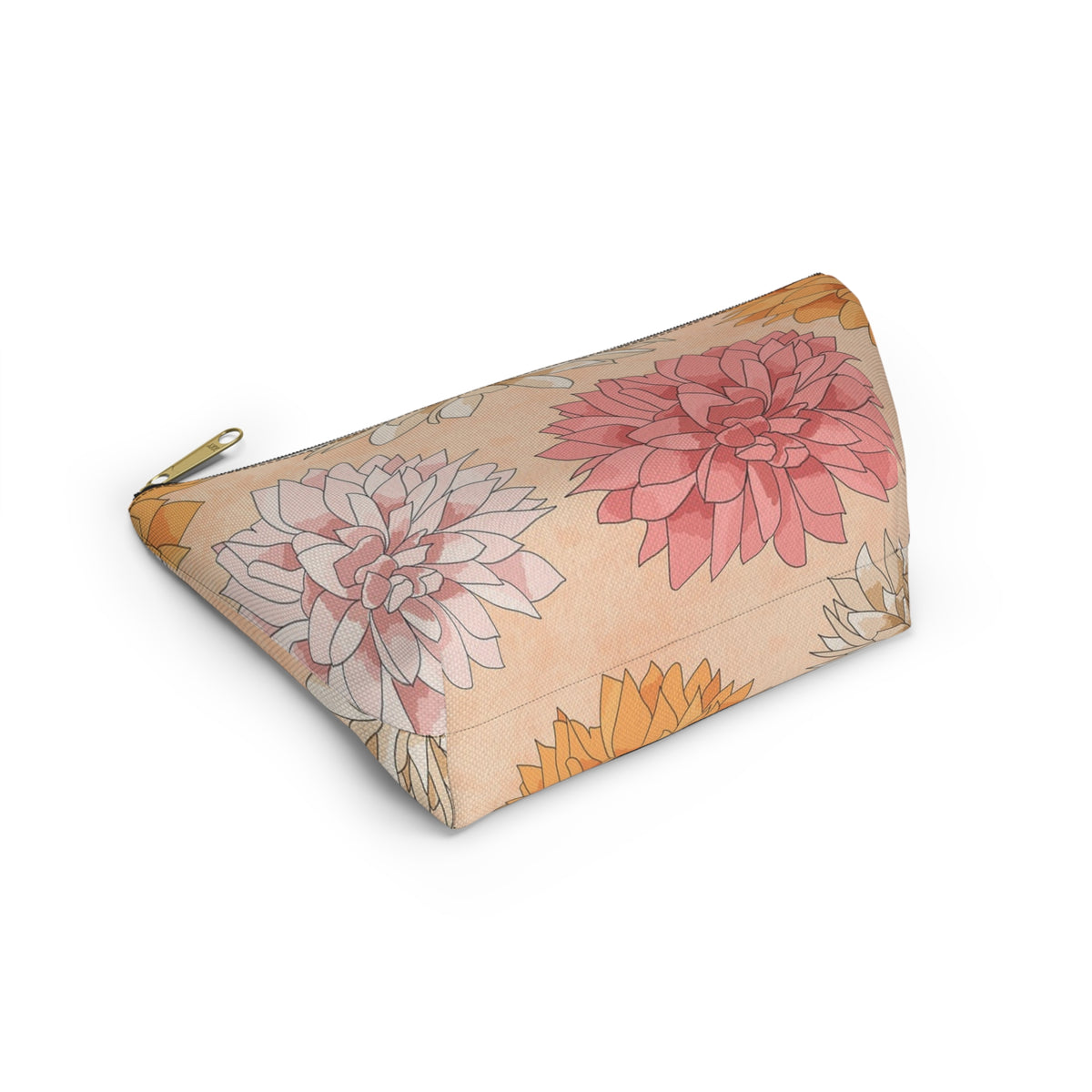 Floral Accessory Pouch - Versatile Cosmetic Bag, Travel Organizer, Gift for Her, Makeup Storage, Stylish Pencil Case