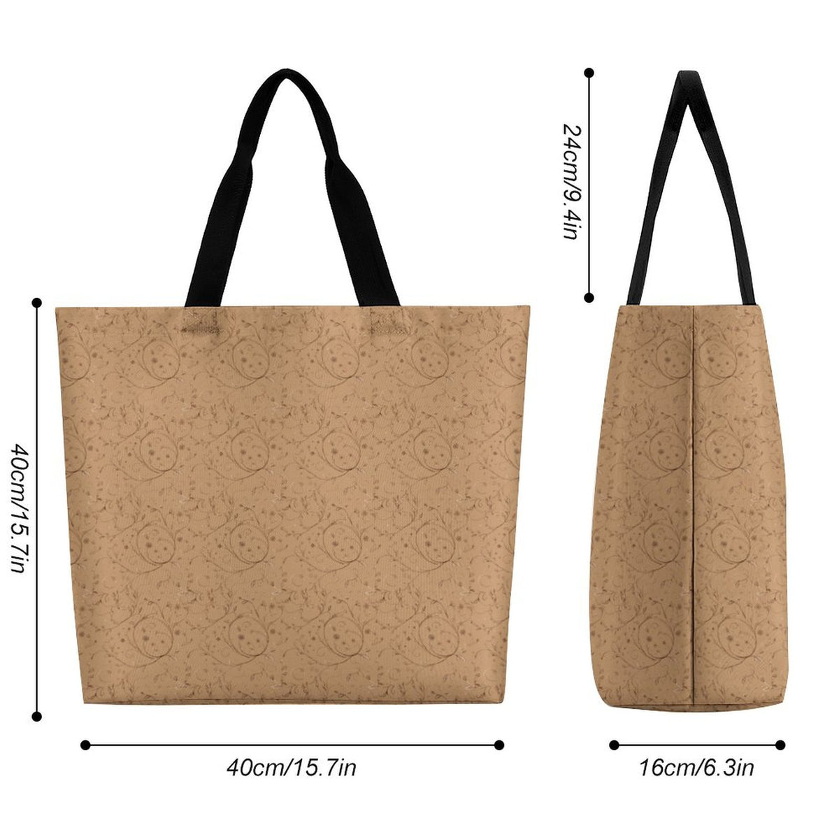 Large One Shoulder Shopping Bag