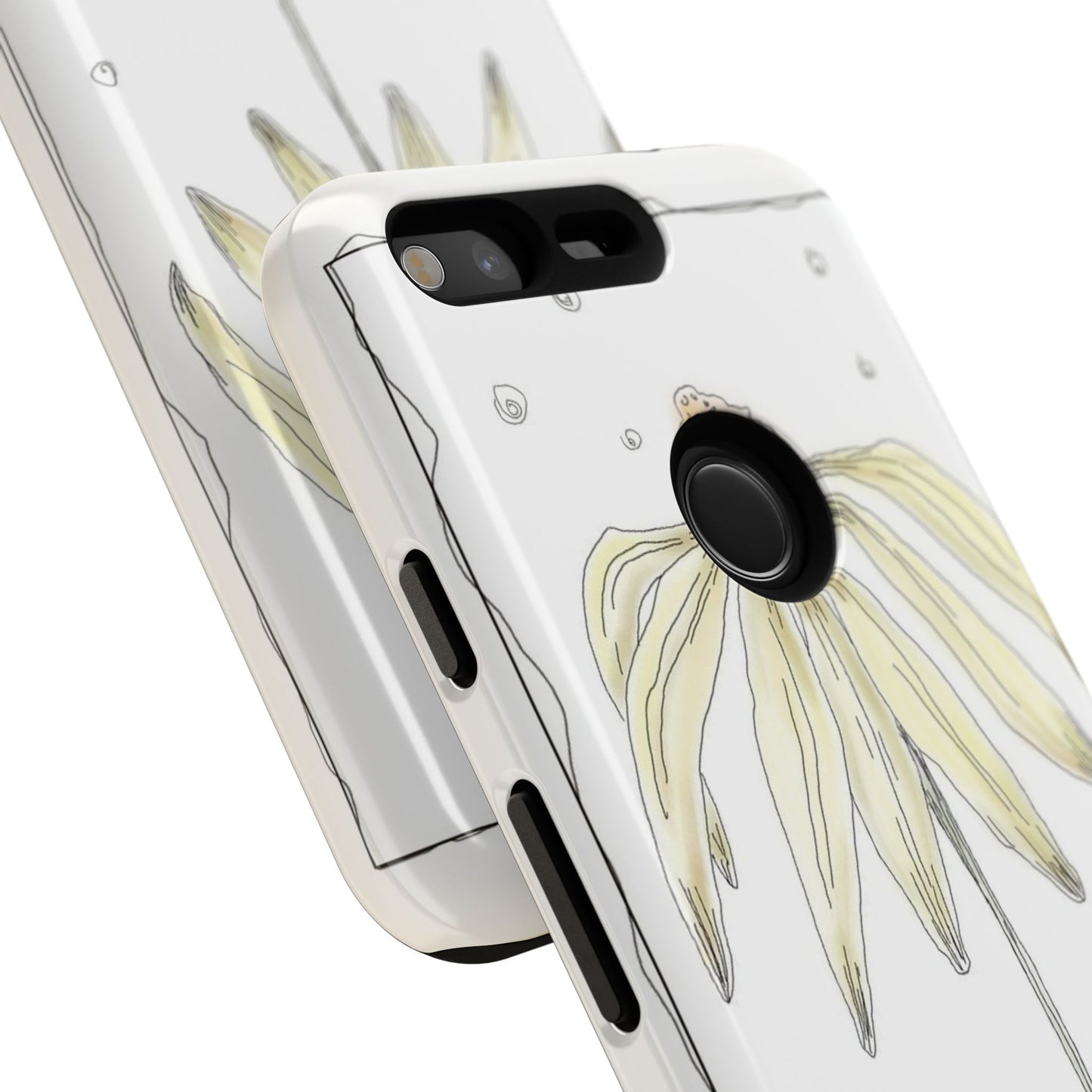 Flower Phone Case with Delicate Design, Tough Phone Cover, Nature Lover Gift, Floral Tech Accessory, Stylish Phone Protection